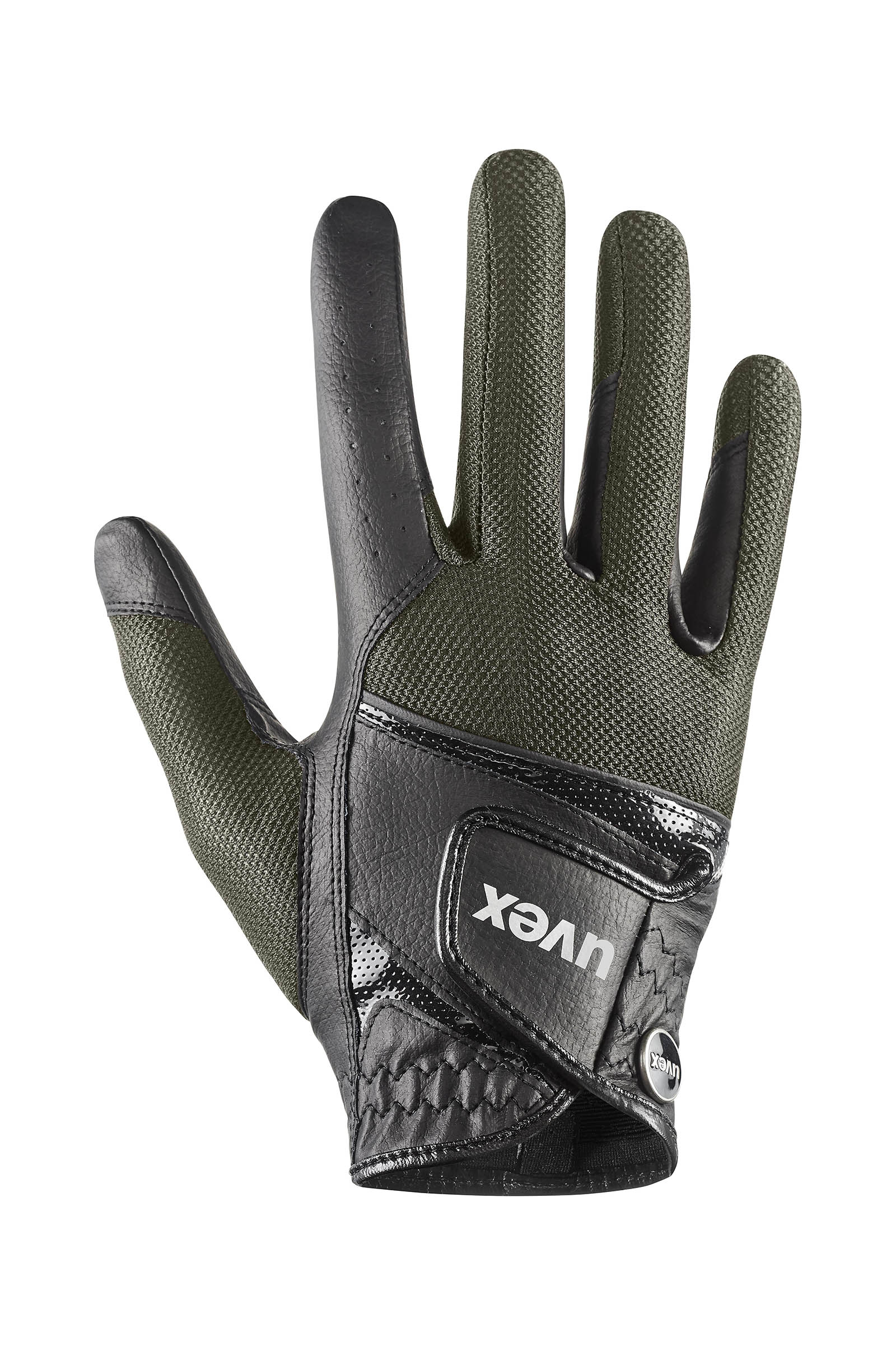 Olive green Uvex Sumair Riding Glove