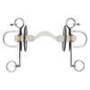 Sprenger Nathe Pelham 20mm w/ Hard Mullen Mouth, Port & Short Cheeks (lower cheek 5,5cm ring)