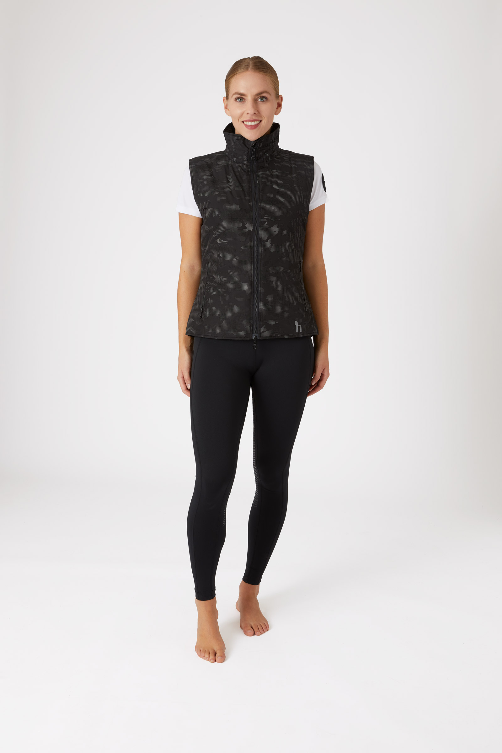 Horze Camo Luminox Reflective Women's Riding Vest