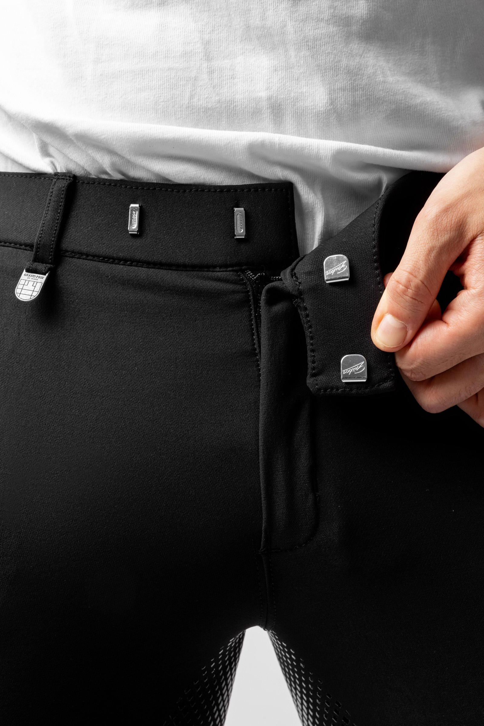 Horze Grand Prix Men's Silicone Full Seat Breeches UPF 50+