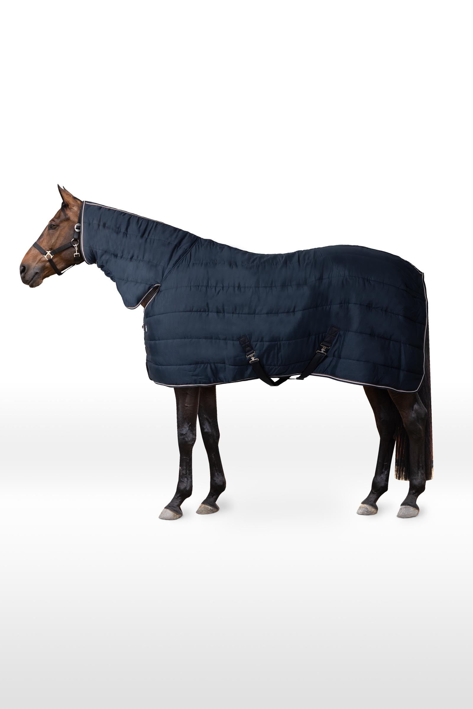 Blueberry Horze Glasgow Stable Rug / Under Rug Full Neck, 250g