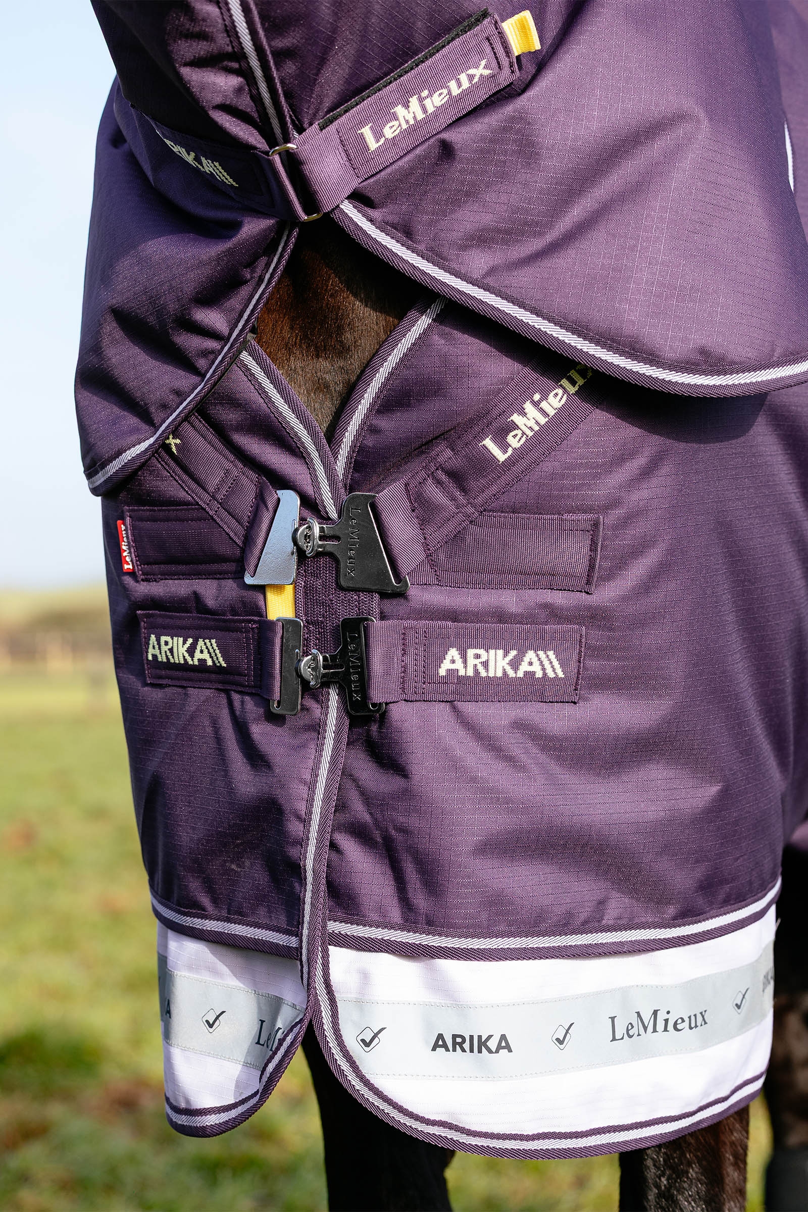 LeMieux Arika Ripstop Turnout Rug With Detachable Neck, 200 g