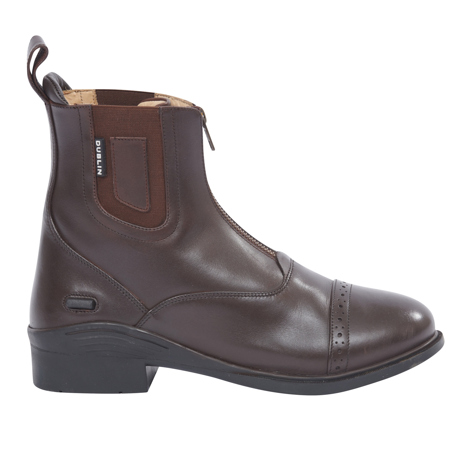 Brown Dublin Evolution Zip Front Paddock Boots