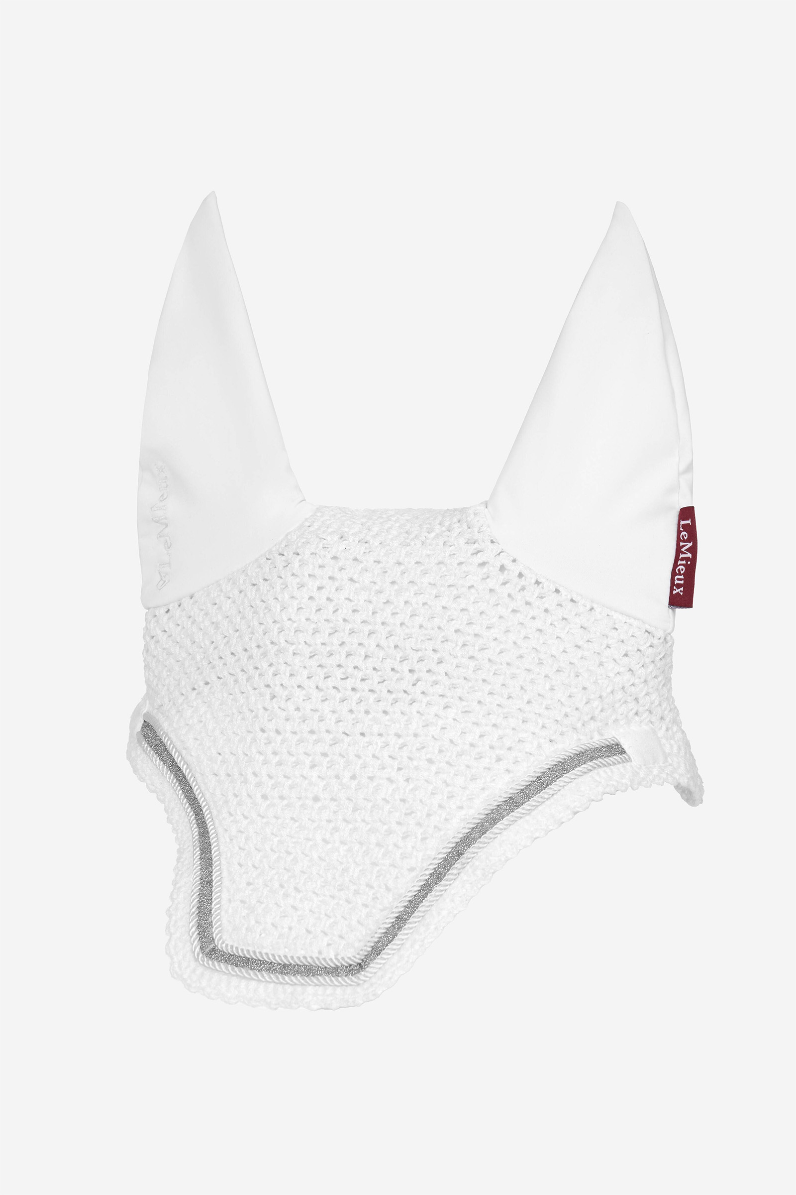 White LeMieux Crystal Fly Hood