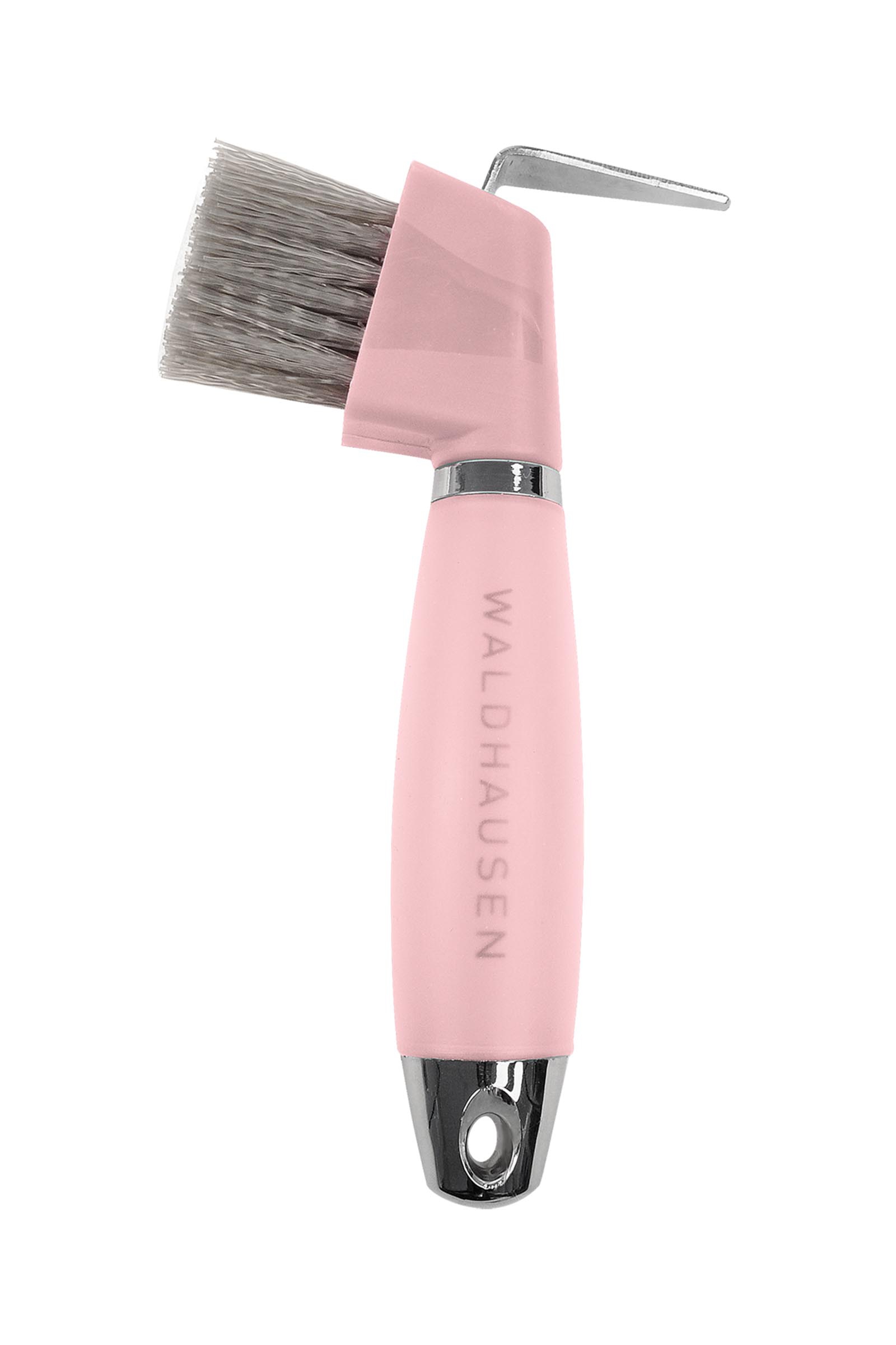 Light Pink Waldhausen Hoof Pick With Brush and Gel Handle