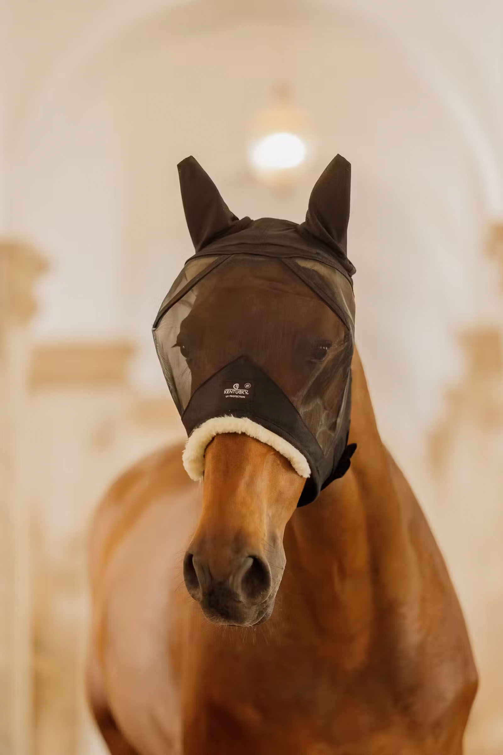 Kentucky Horsewear Fly mask skin friendly with ears