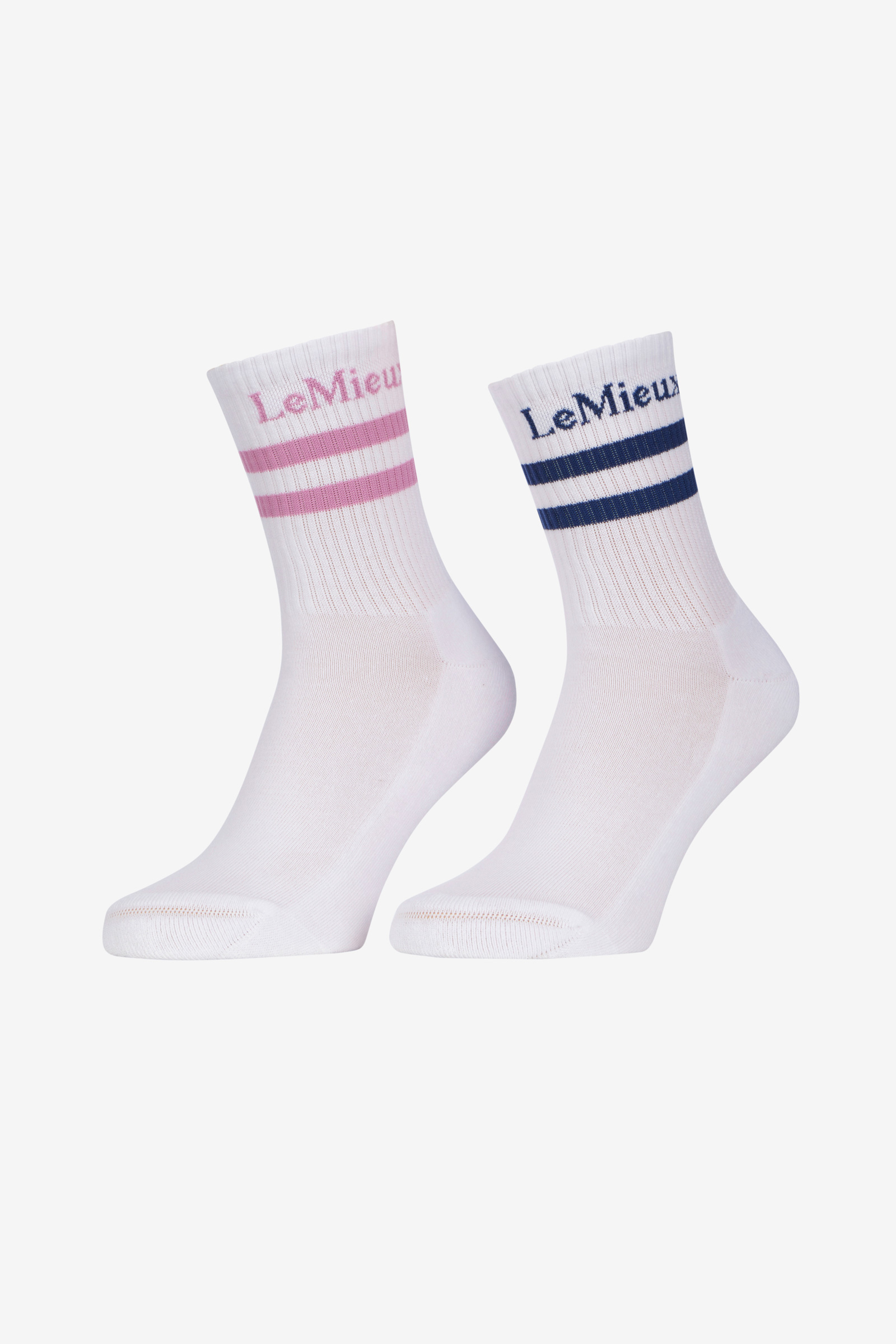 Fondant/Shadow LeMieux Crew Socks 2 Pack