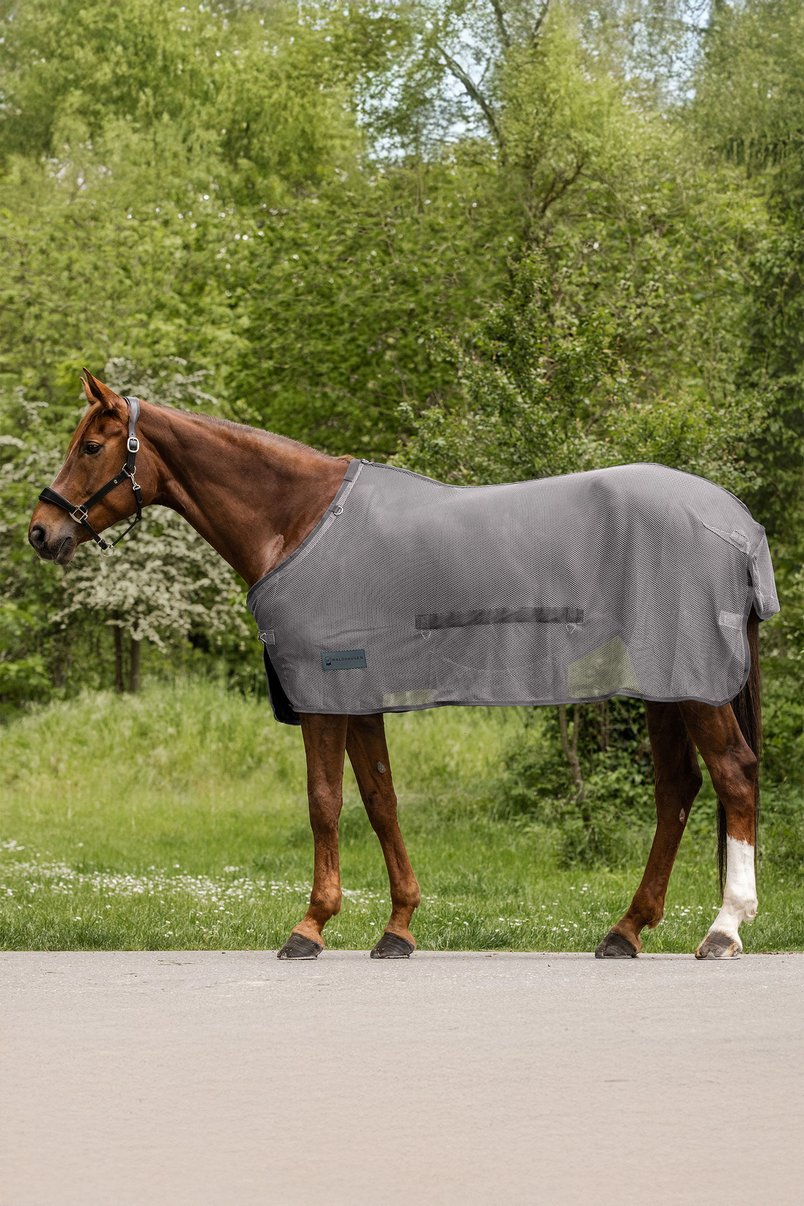 Grey Waldhausen Comfort Fly Rug With Belly Flap