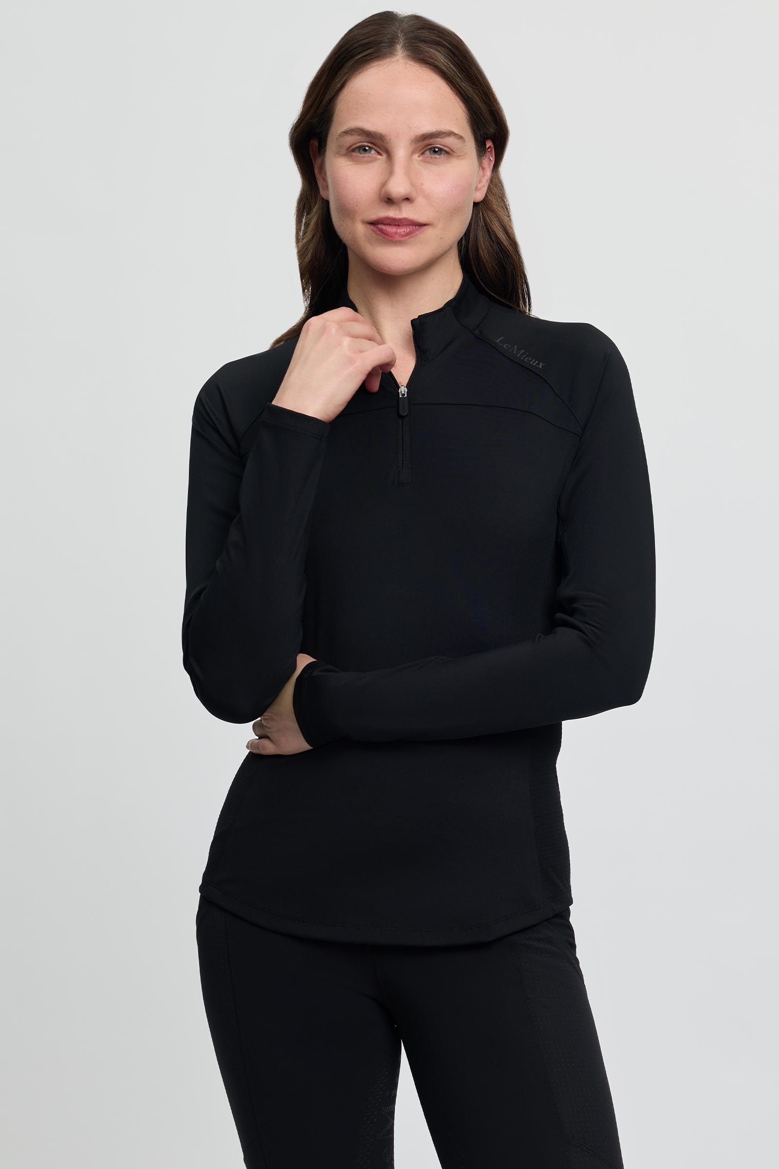Black LeMieux Airflow Women's Long Sleeve Base Layer