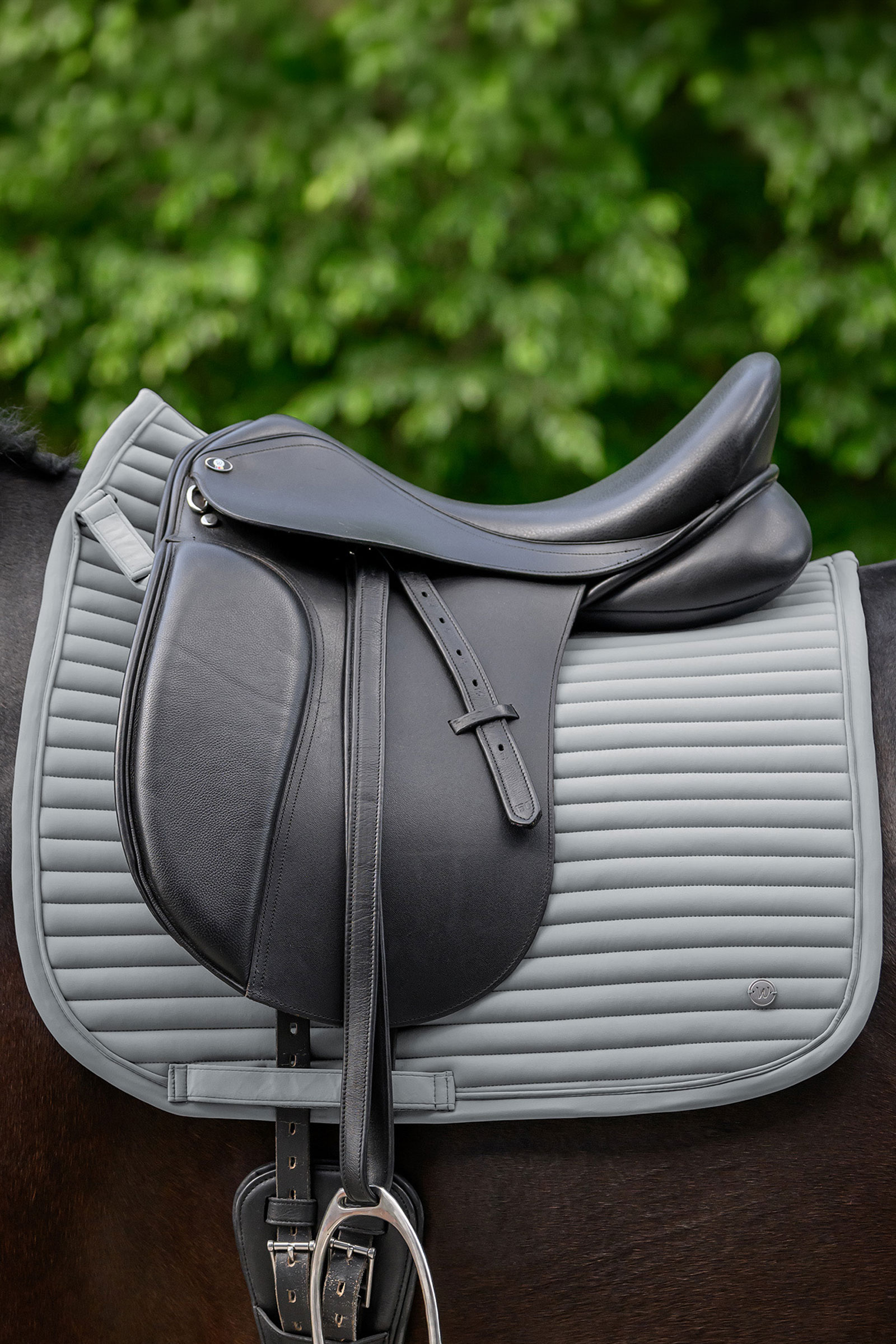 Chrome Grey Waldhausen Trinidad Dressage Saddle Pad