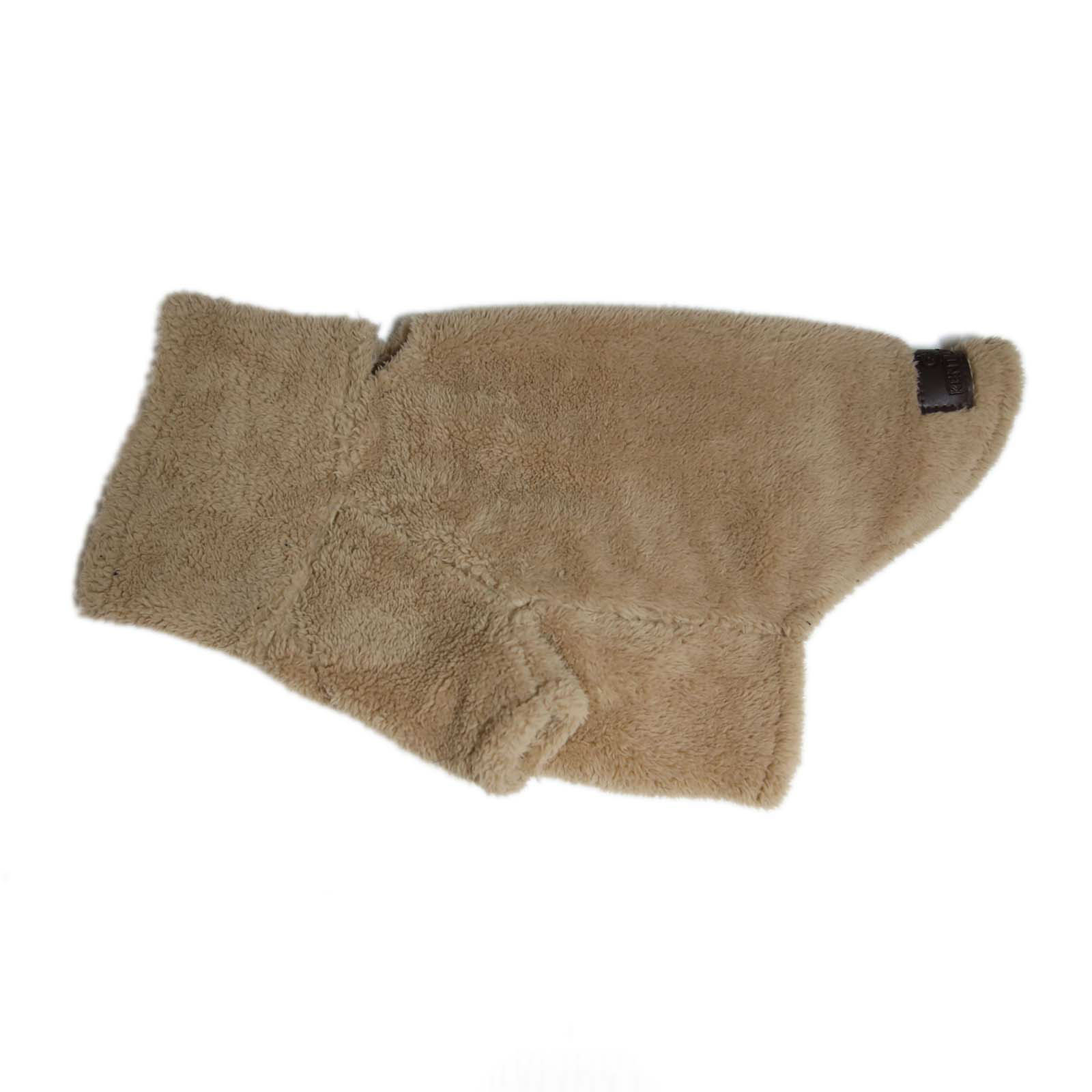Light Brown Kentucky Dogwear Teddy Fleece Dog Coat