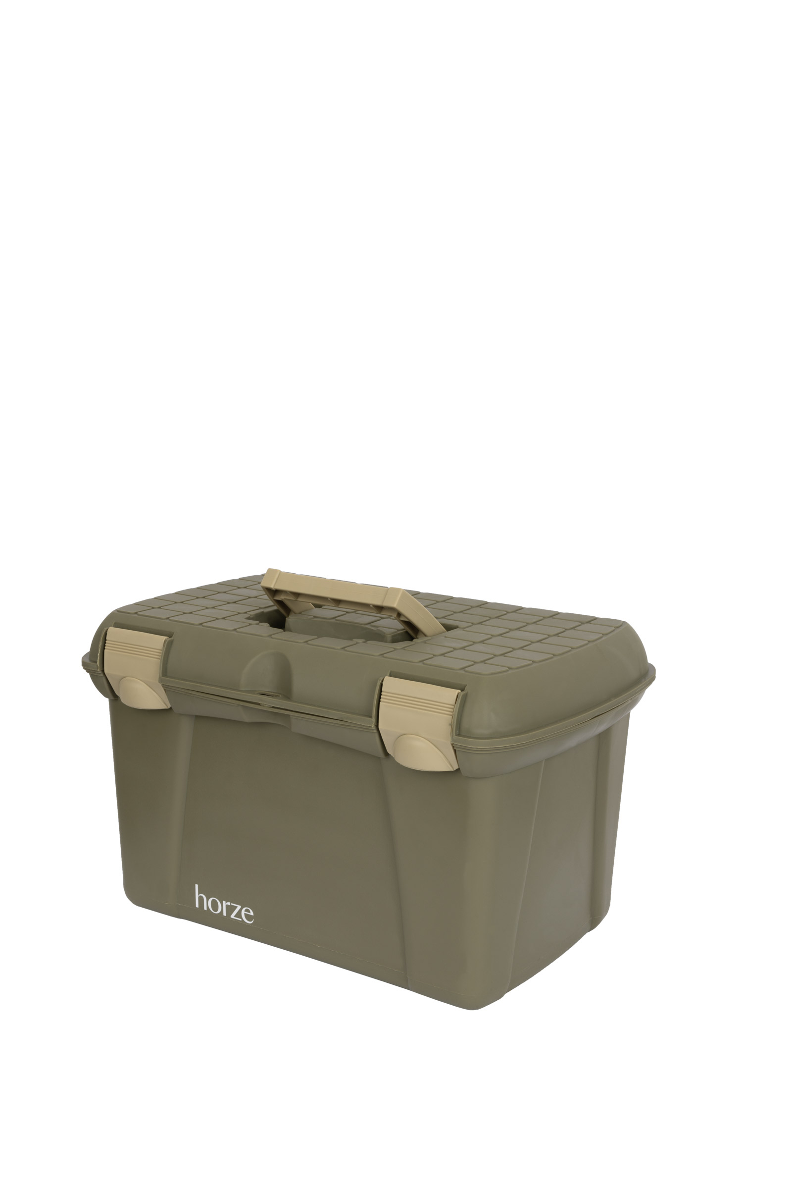 burnt olive Horze Grooming Box
