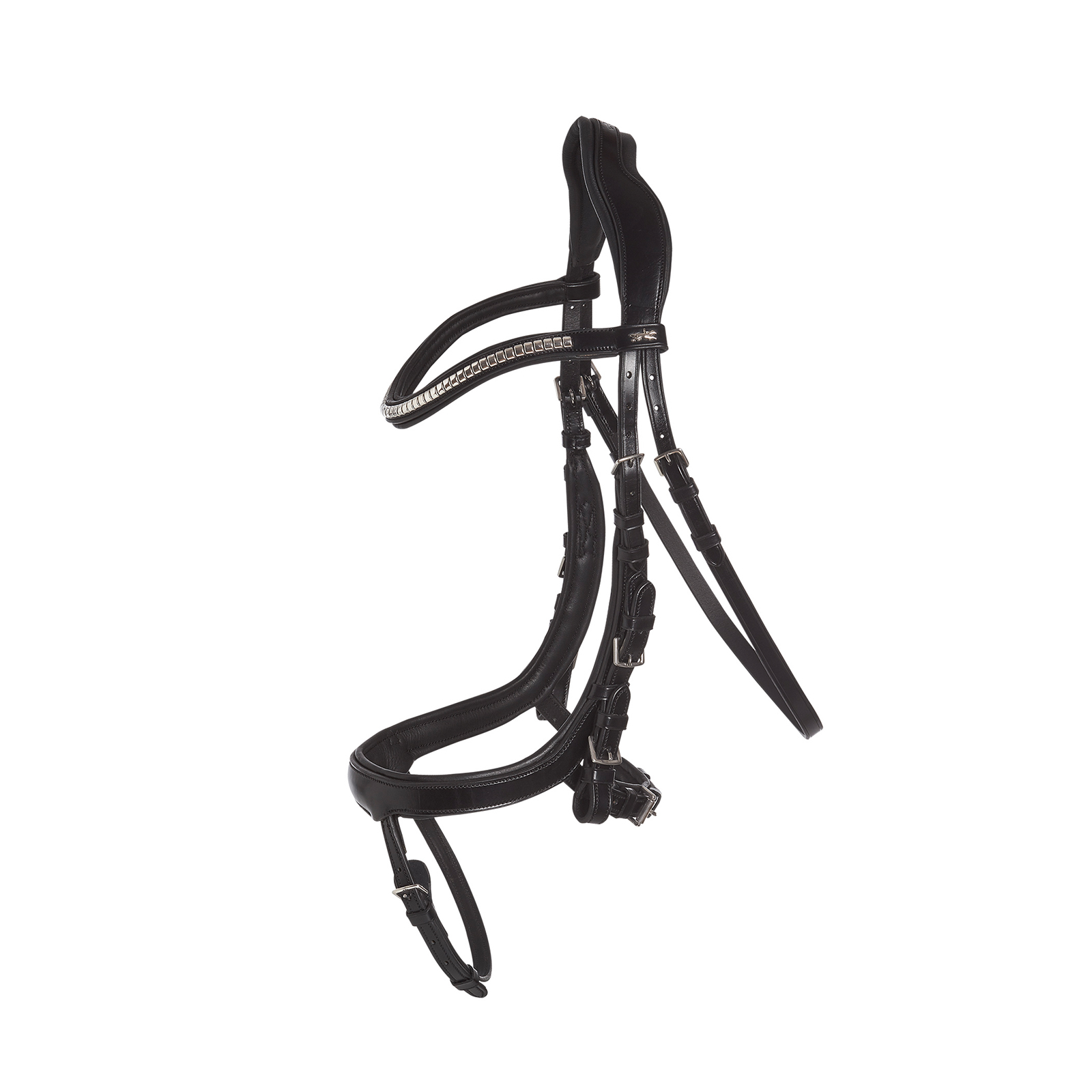 Black/Silver Schockem&ouml;hle Sports Equitus Omega Bridle