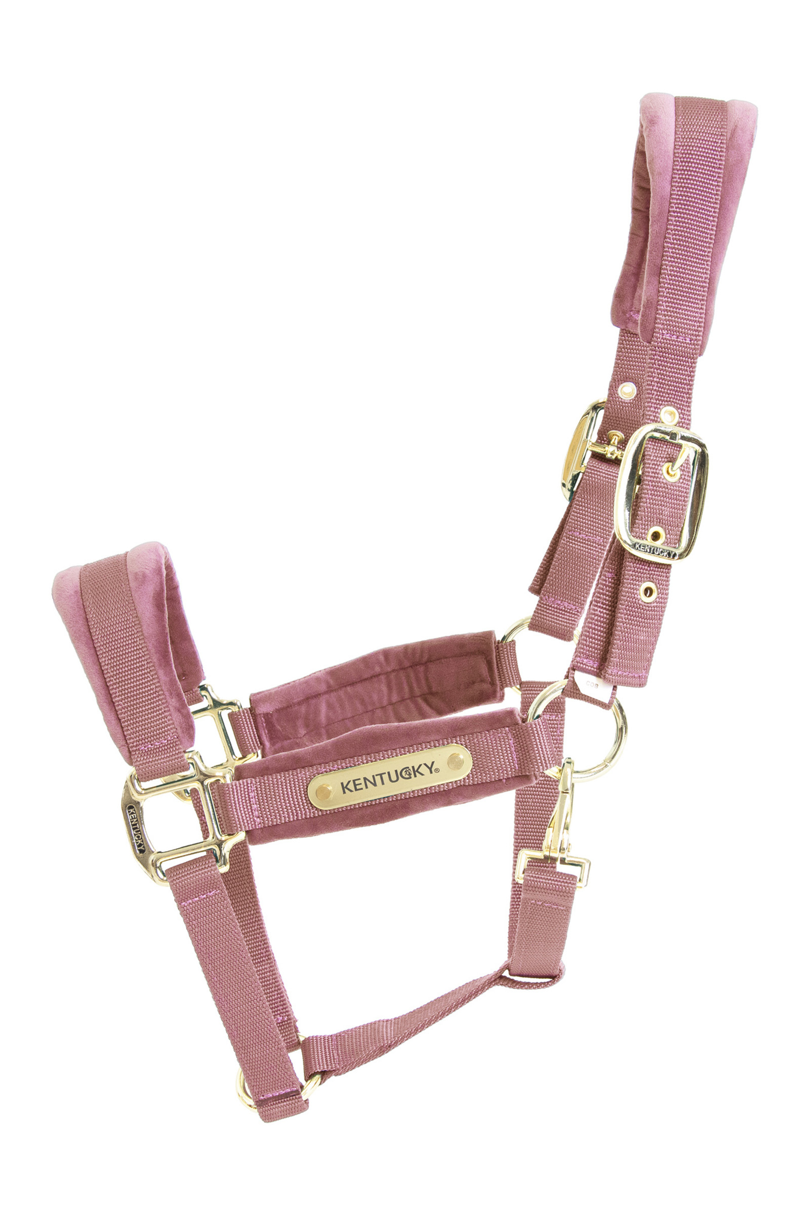 Light Pink Kentucky Horsewear Velvet Halter