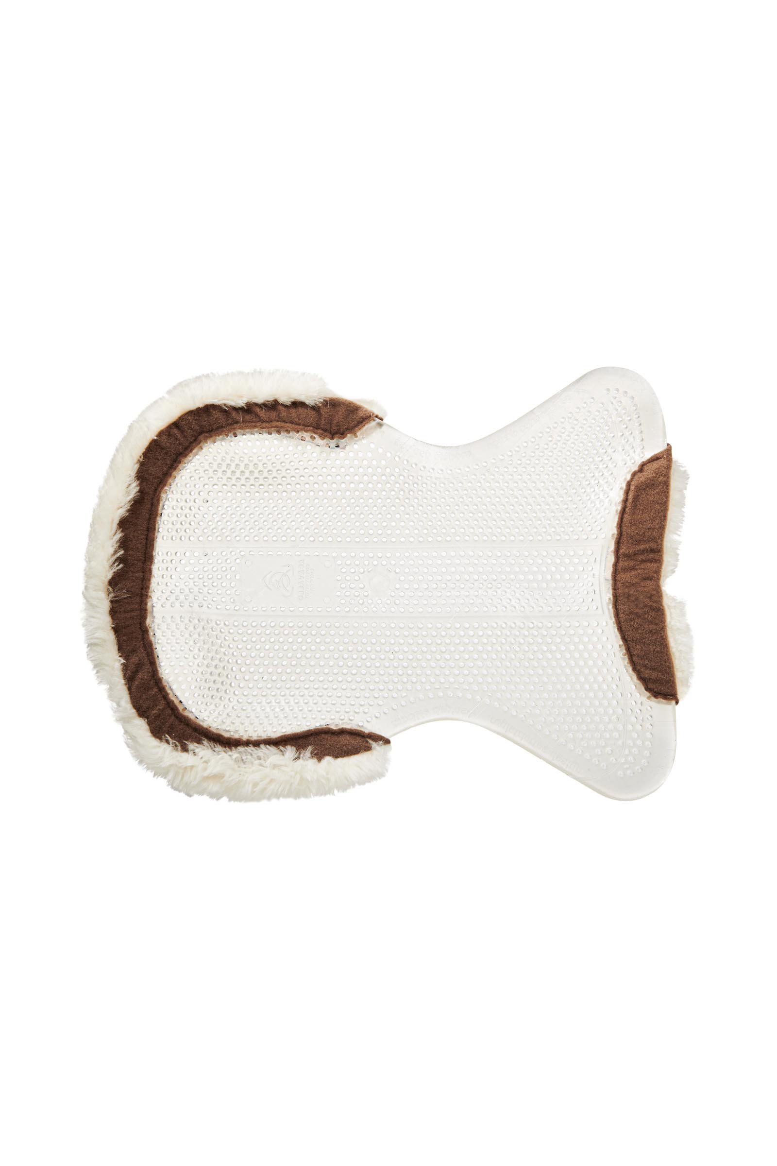 Acavallo Gel Non Slip Classic Pony With Sheepskin 1/2 Cut-Out Flat