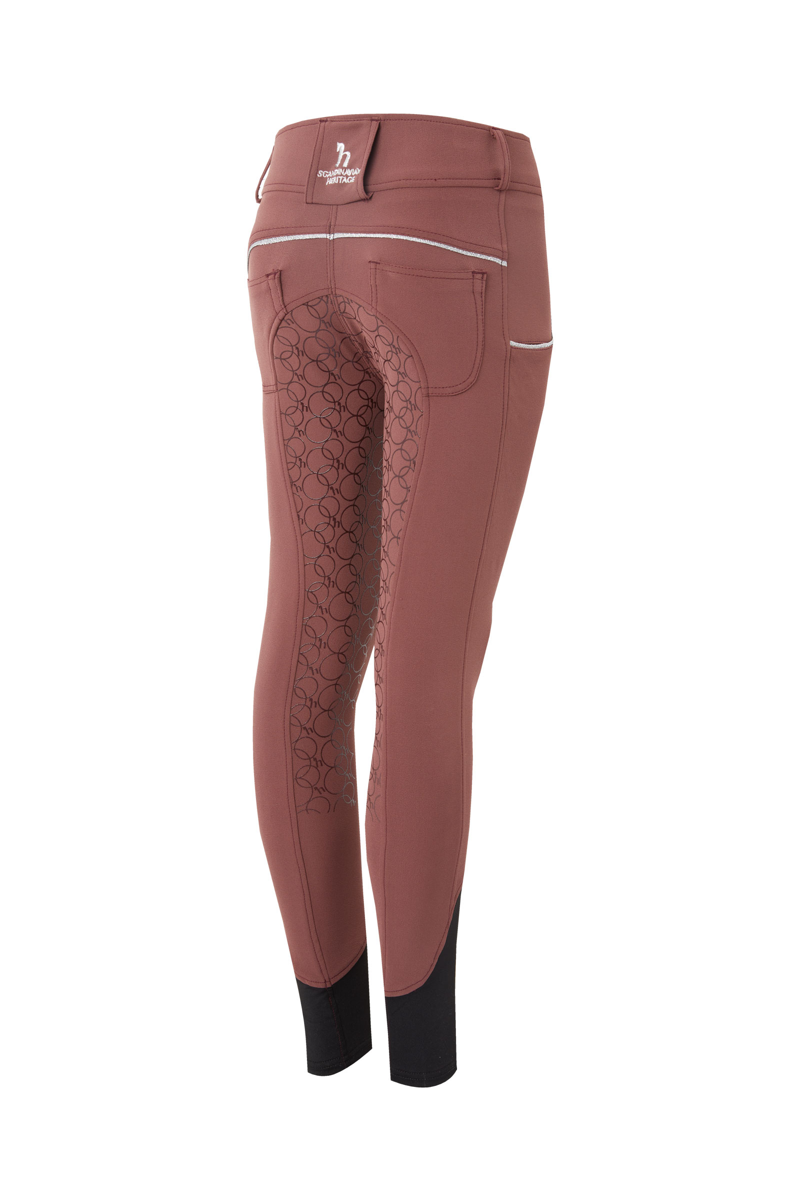 Horze Leighton Teens Silicone Full Grip Breeches with Phone Pocket