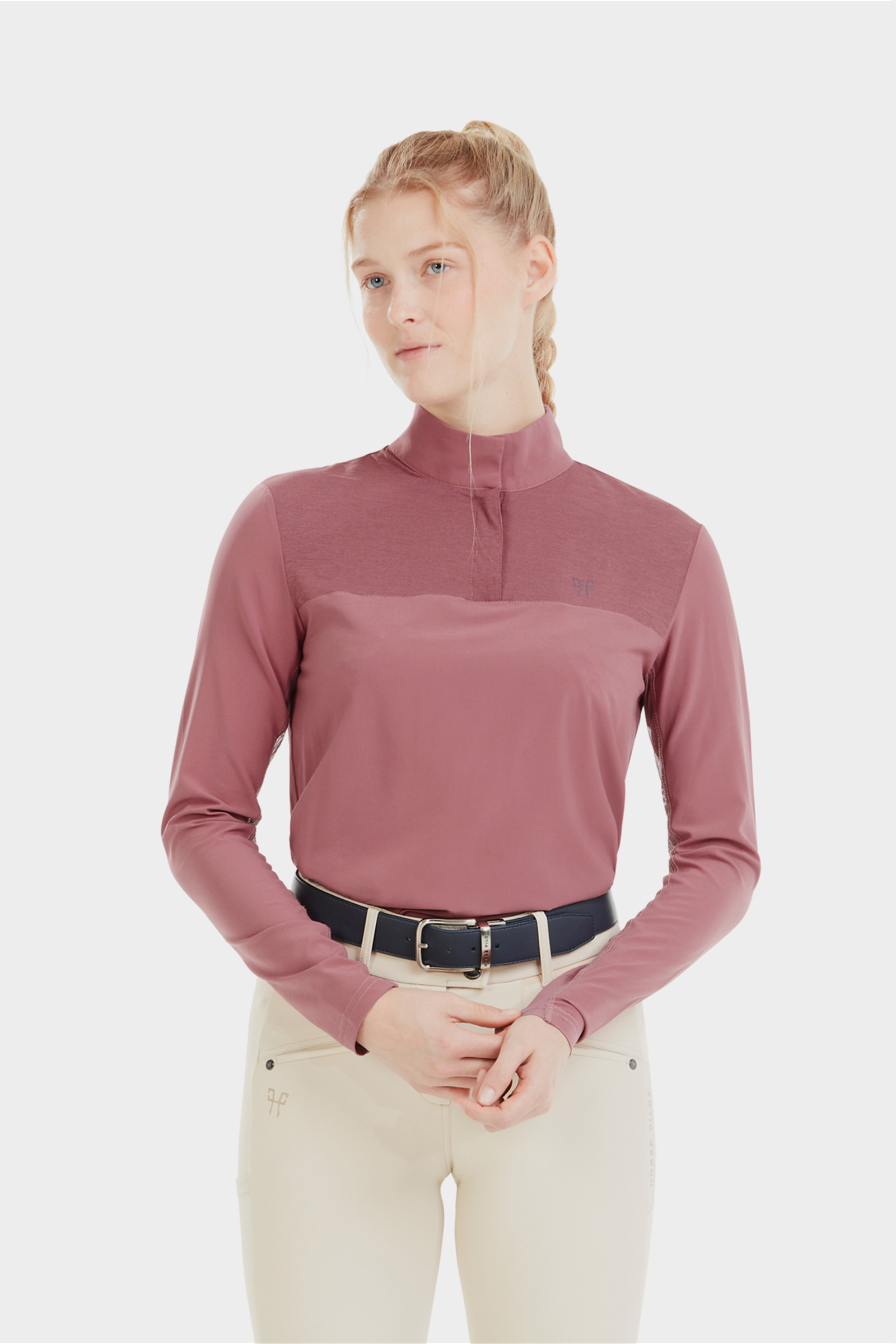 Dark Pink Horse Pilot Sunrise Women&acute;s Shirt