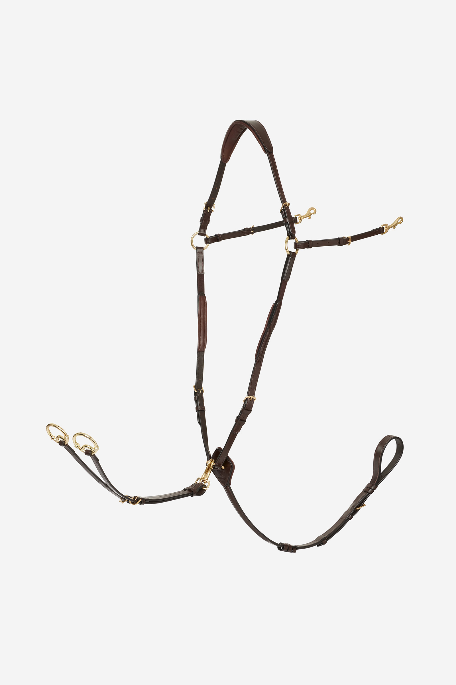 Havana Brown LeMieux Breastplate With Detachable Martingale