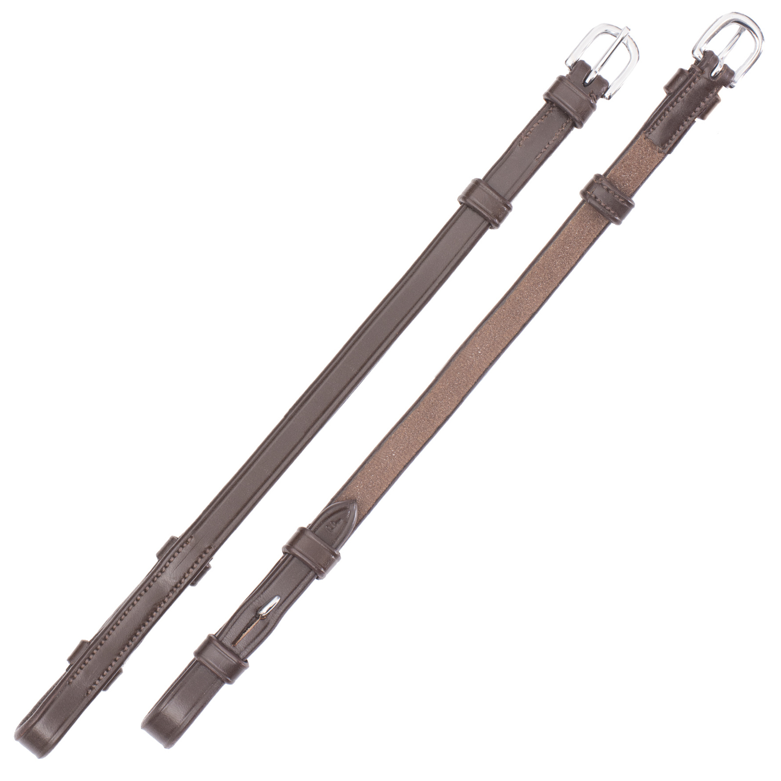 Espresso/Silver Schockemöhle Sports Double Cheek Pieces Select