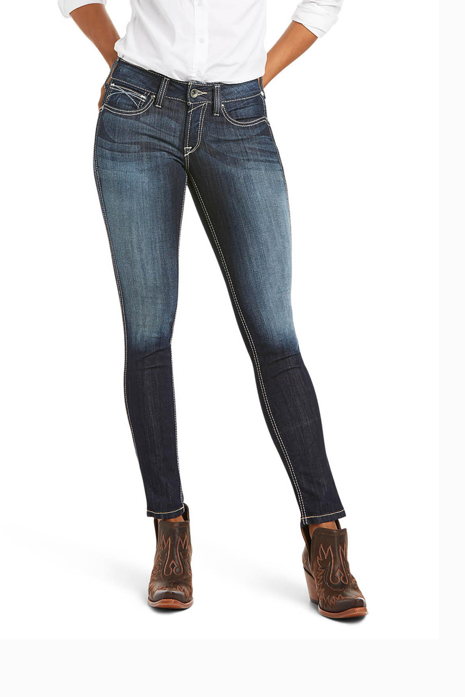 Ariat Ella R.E.A.L. Outseam Women&acute;s Skinny Jeans Mid Rise