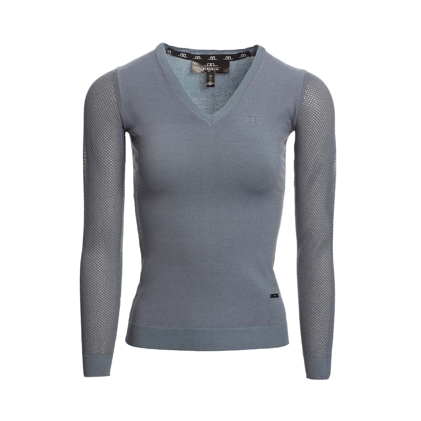 AA Ladies' Sweater with Perforated Sleeves