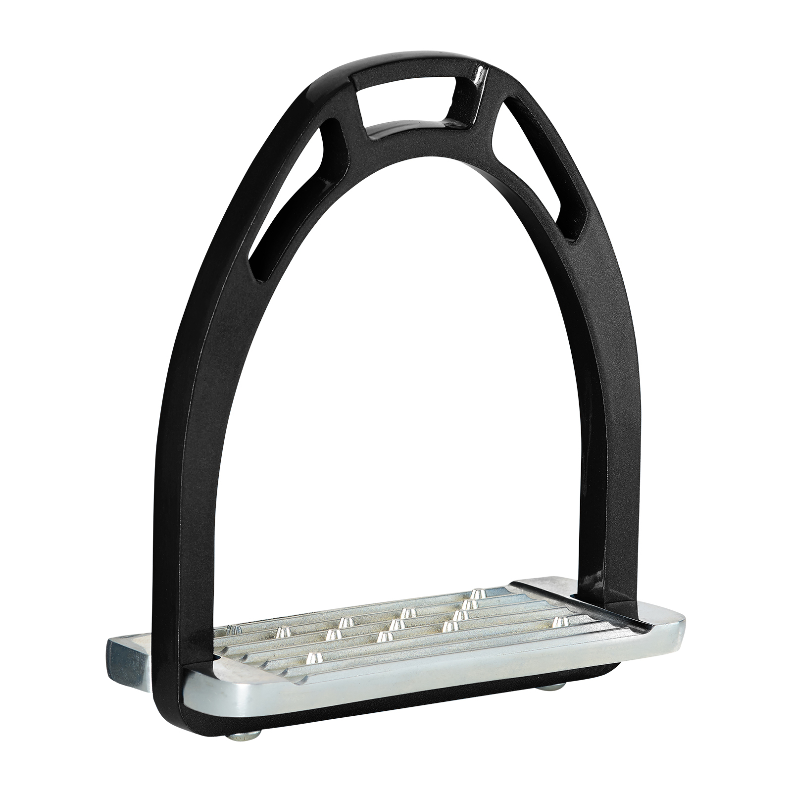 Silver/Black Horze Aluminum Stirrups