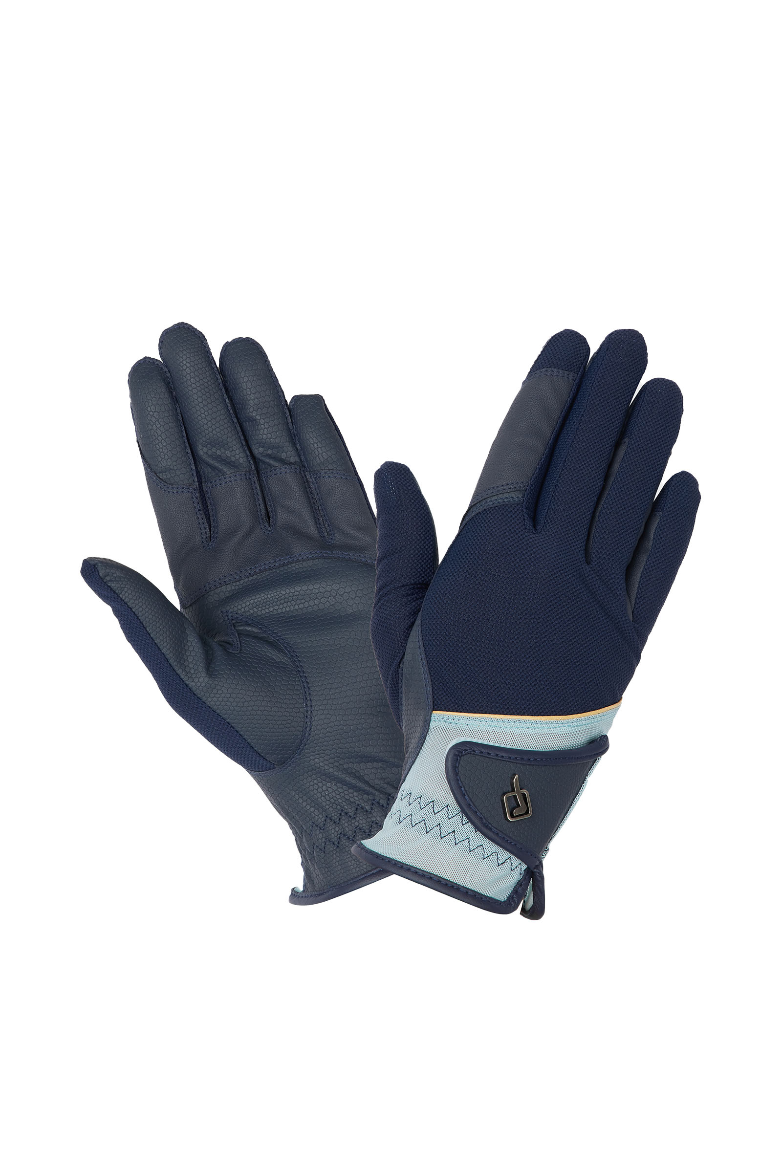 Navy/Aqua LeMieux Pro Mesh Gloves