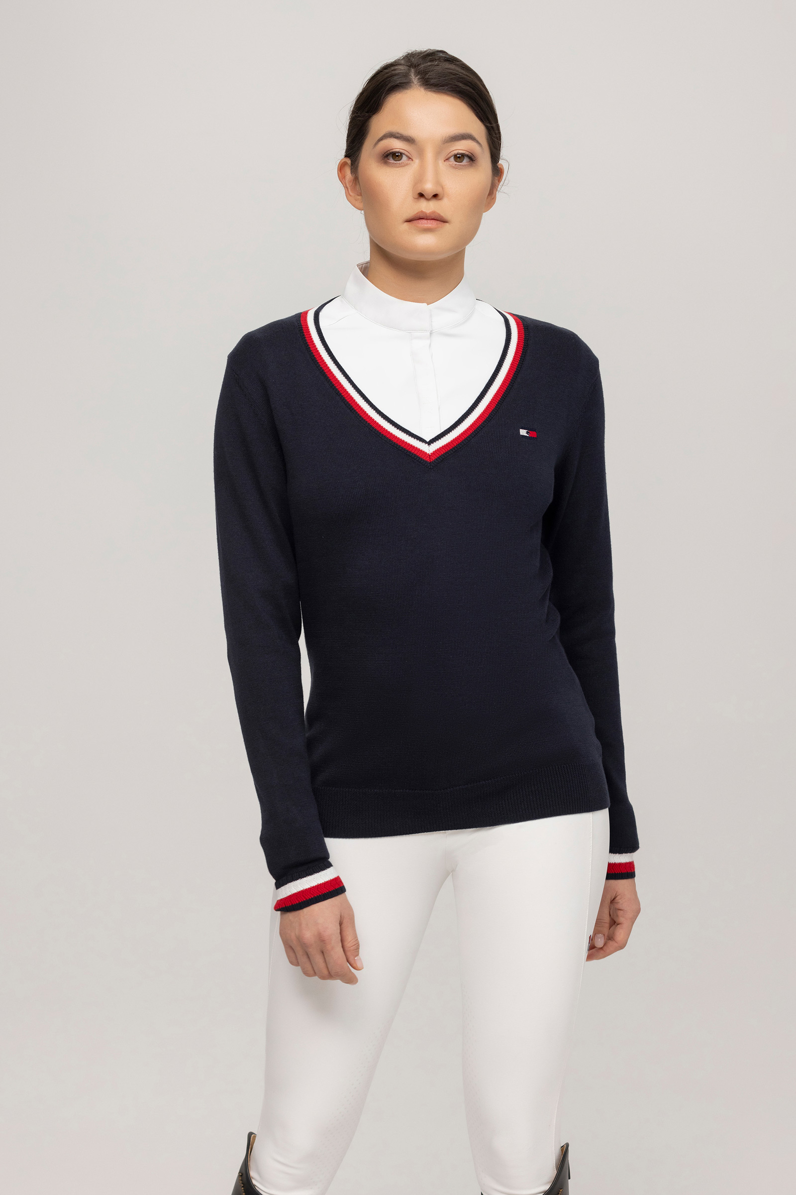 Tommy Hilfiger Equestrian Indiana Women&acute;s V-neck Sweater