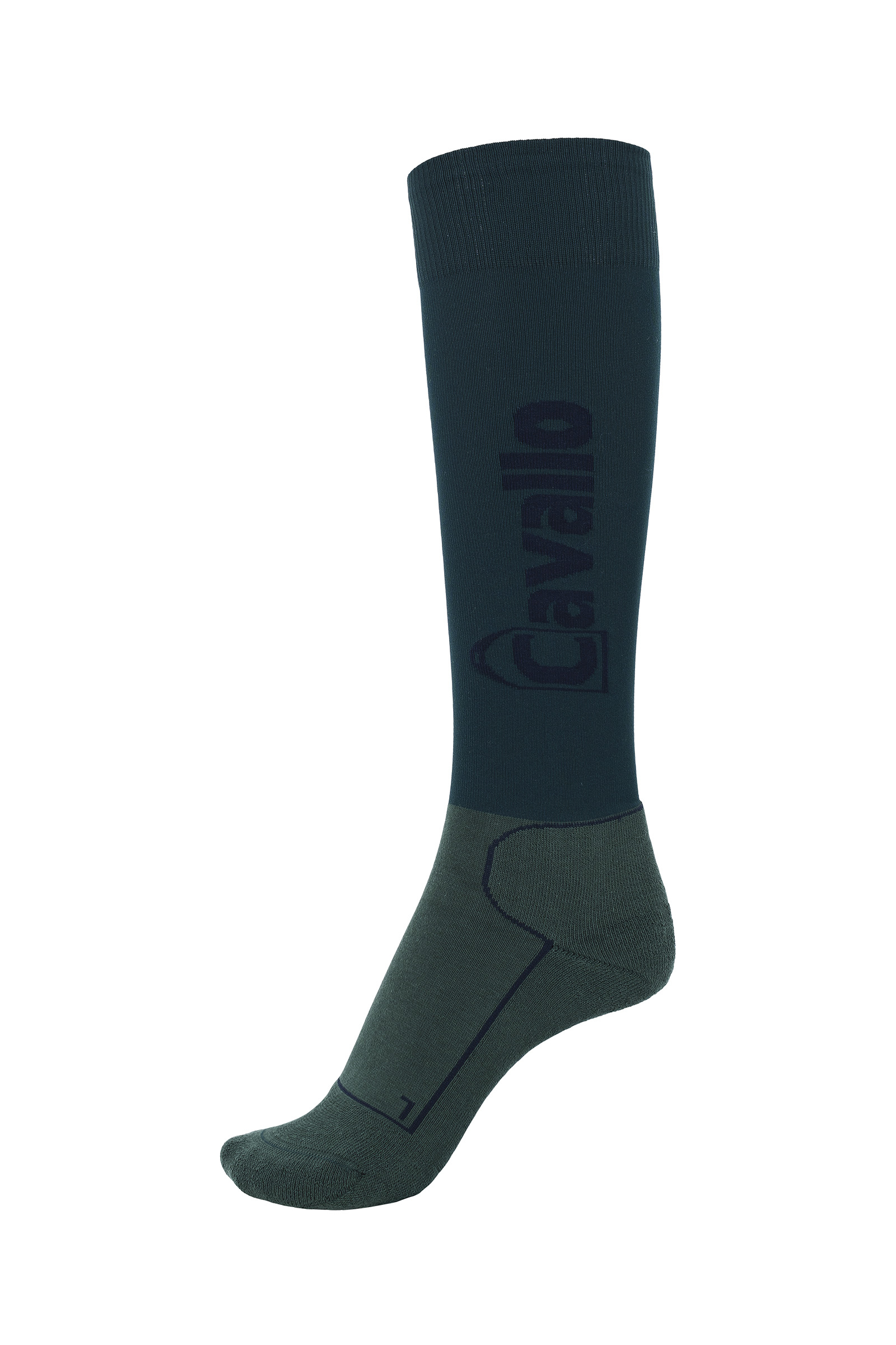 Fir green/ navy Cavallo CavalSimo Riding Socks