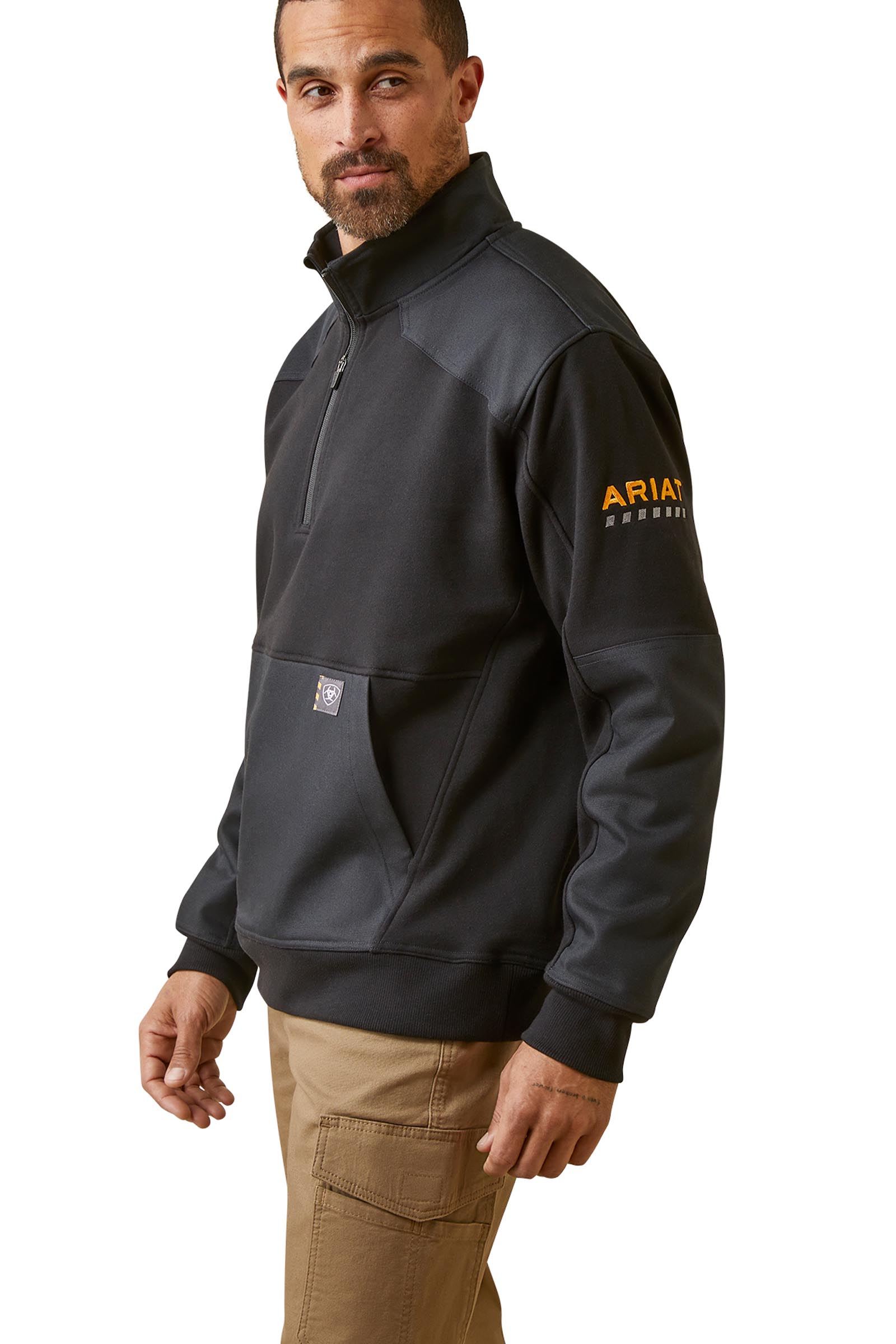 Ariat Rebar Workman Duracanvas Men's 1/4 Zip Sweatshirt