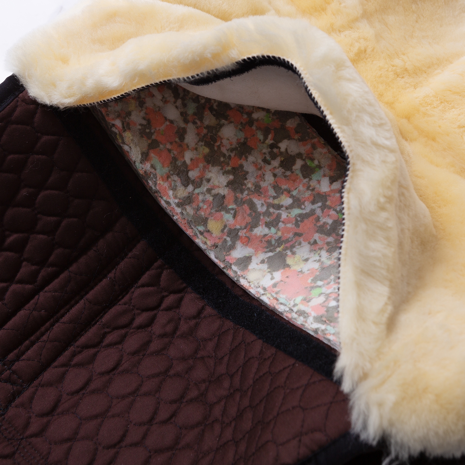 Christ Bareback Iberica Plus Lambskin Saddle, Shetland