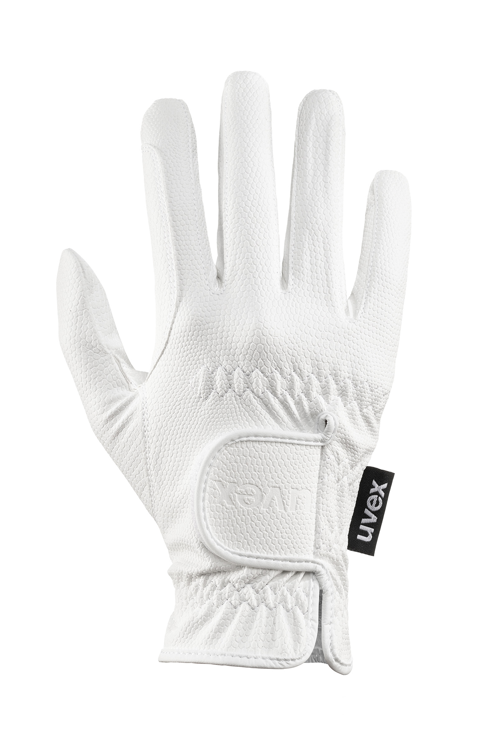 White Uvex sportstyle Riding Gloves