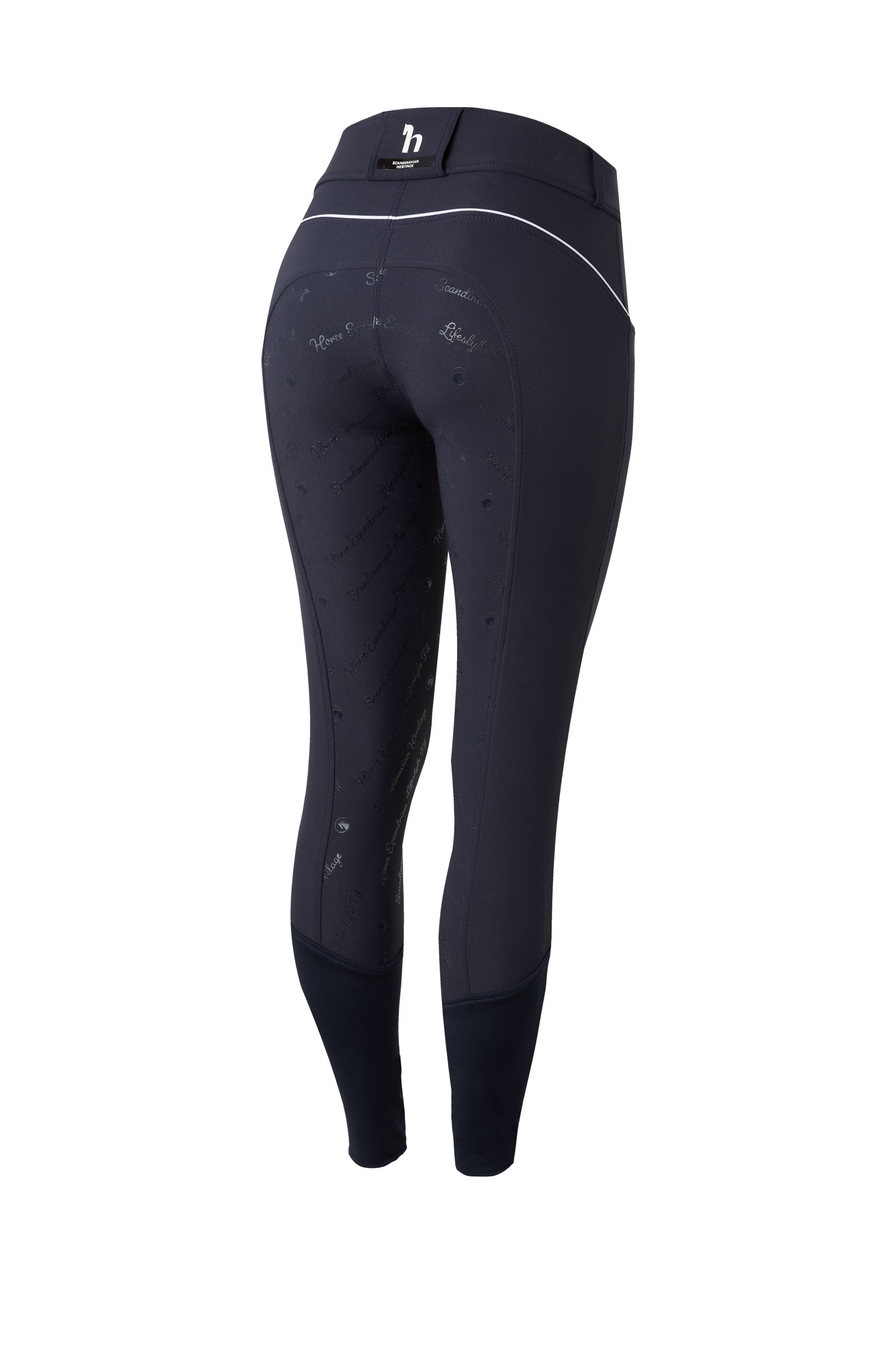 Peacoat Dark Blue Horze Nordic Performance Women's Silicone Full Seat Breeches 