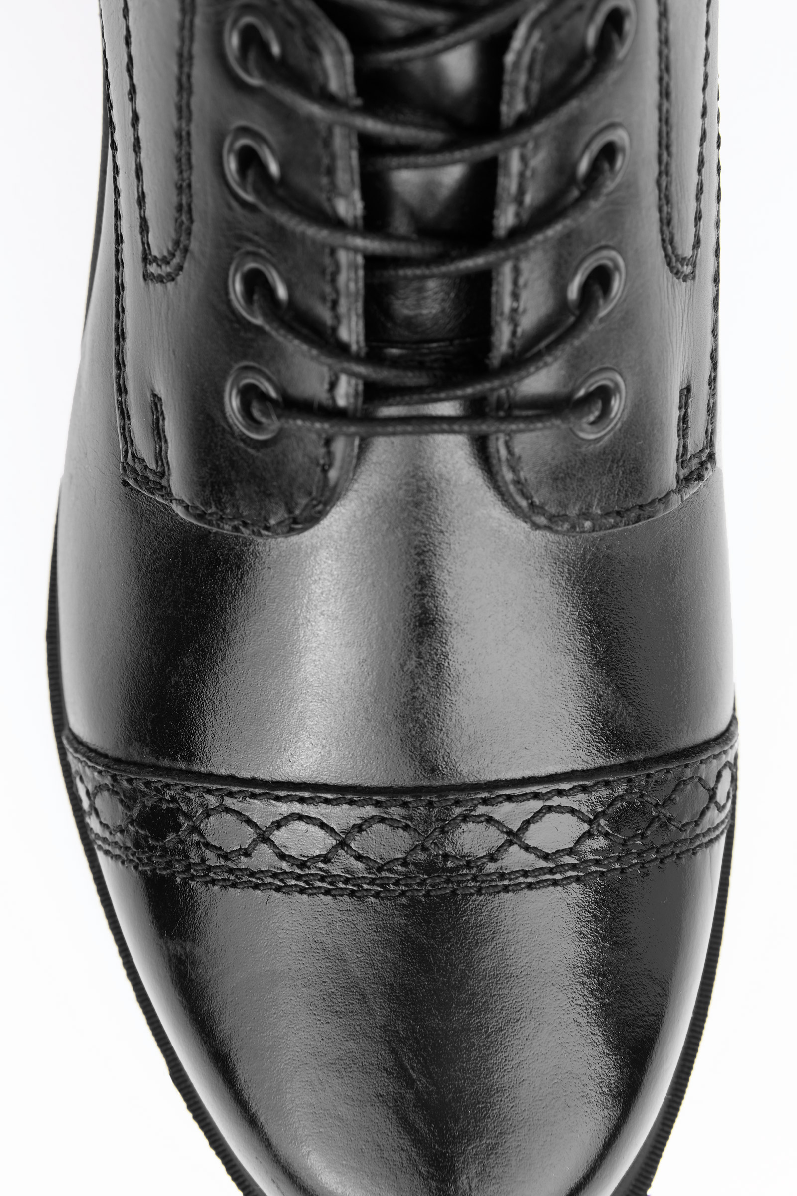 B Vertigo Women's Jupiter Front-Lace Leather Jodhpur Boots