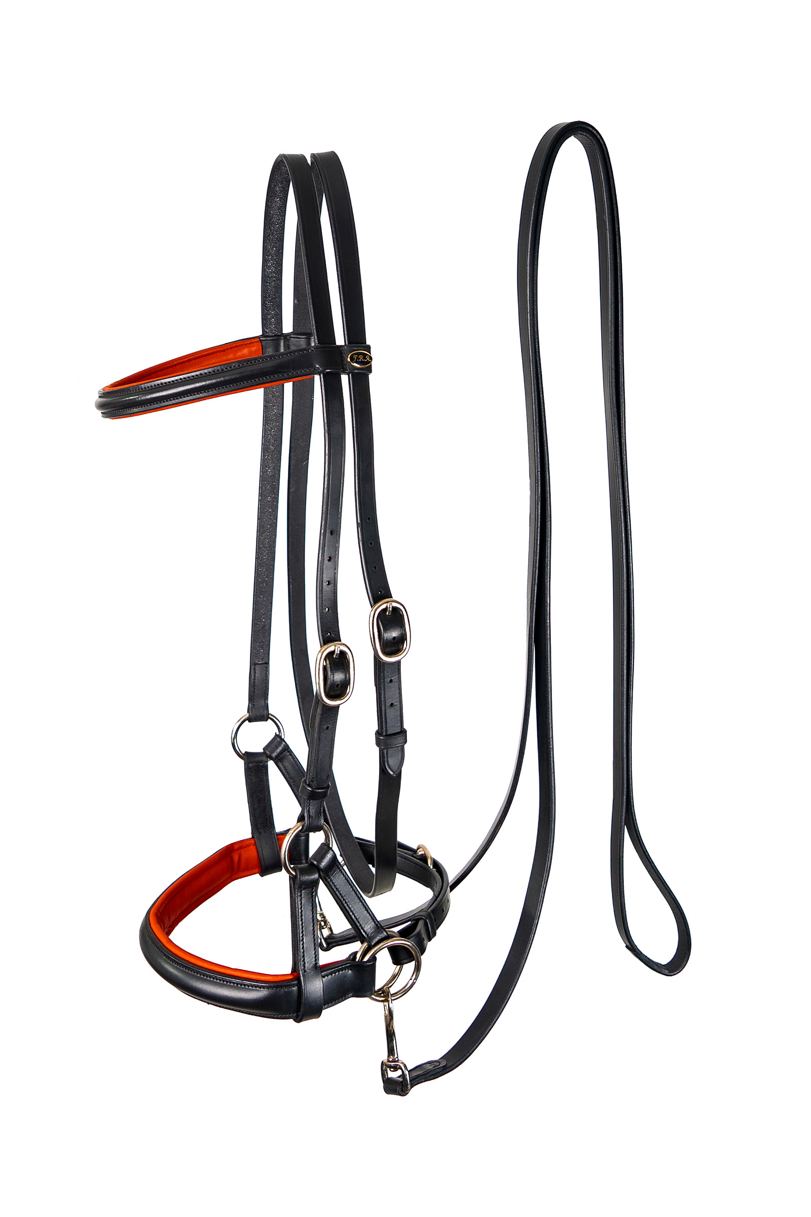 Black/Orange F.R.A. Freedom Riding Articles pardoes de luxe Sidepull (System 3) Shire