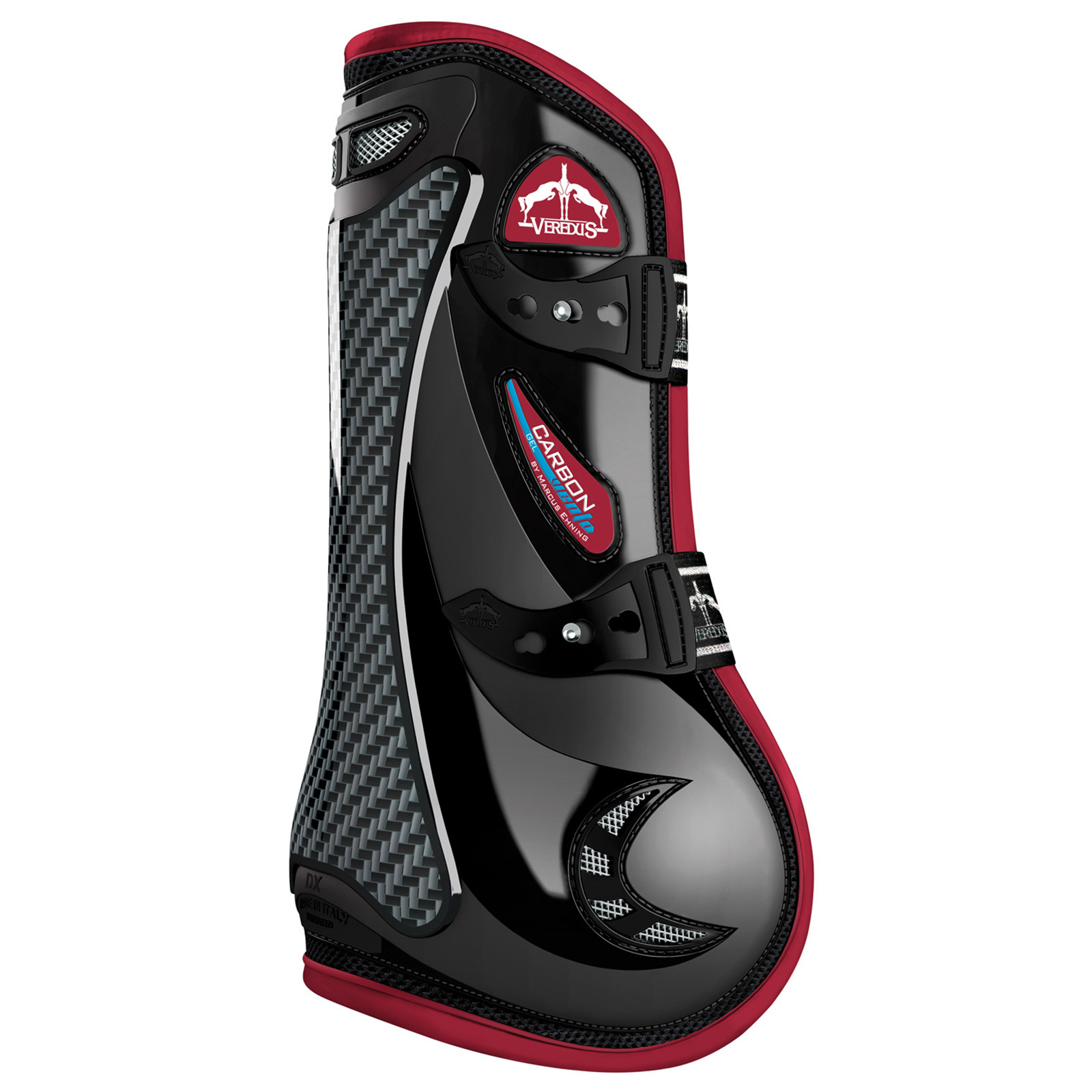 Veredus Carbon Gel Vento Colored Front, Tendon Boot