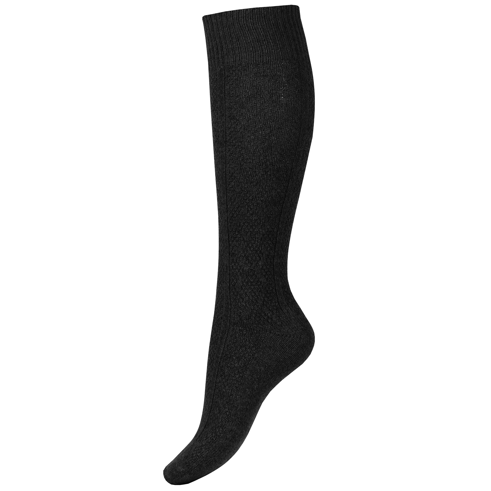 Asphalt Dark Grey Horze Clara Winter Riding Socks