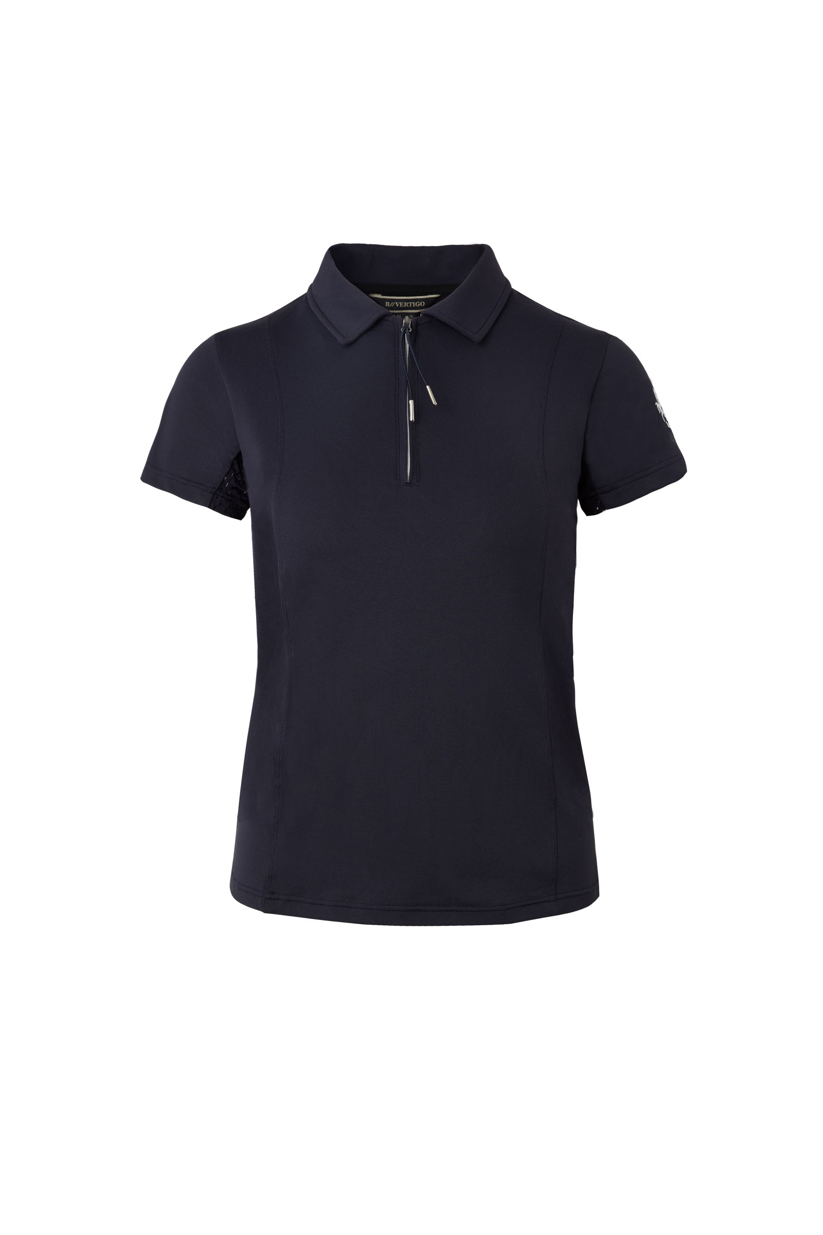 Dark Navy B Vertigo Claudine Women's Short Sleeve Polo Shirt