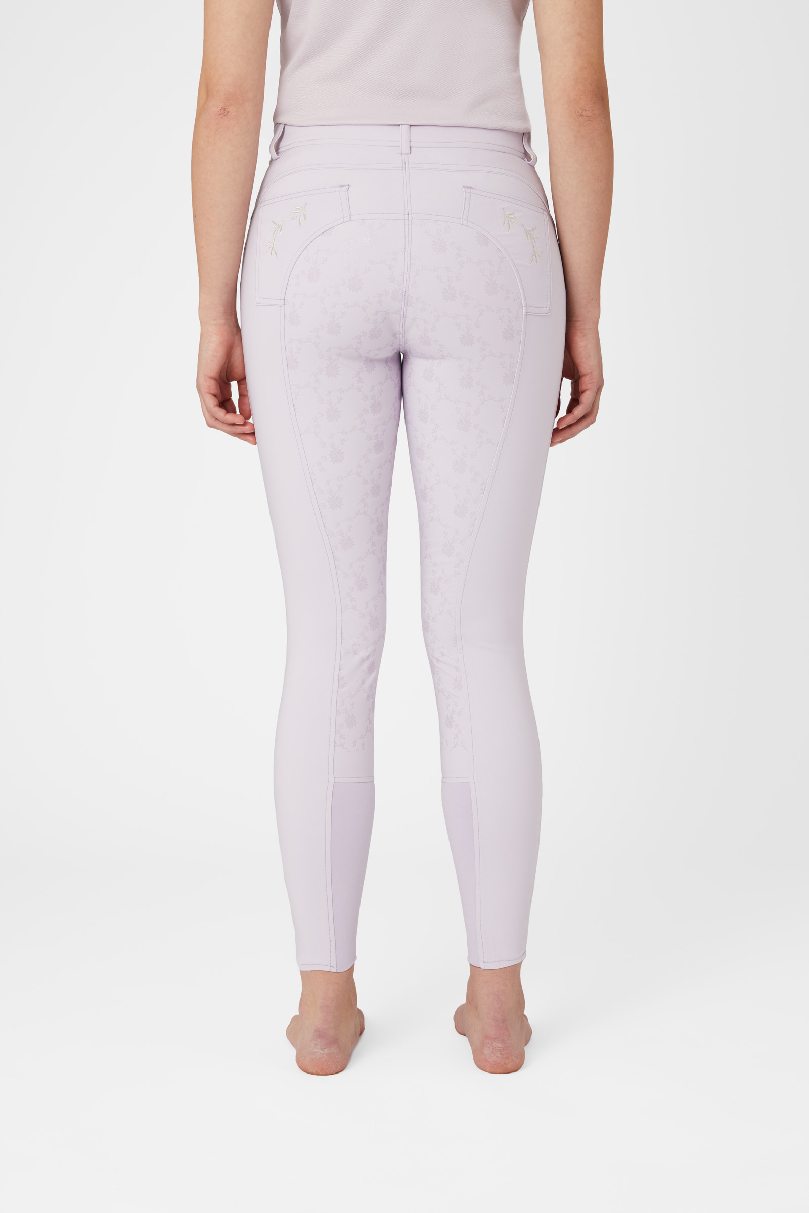 Horze Kaitlin Women's Full Seat Breeches with Flower Detail