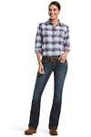 Ariat Rebar Mid Rise DuraStretch Riveter Women&acute;s Boot Cut Jean