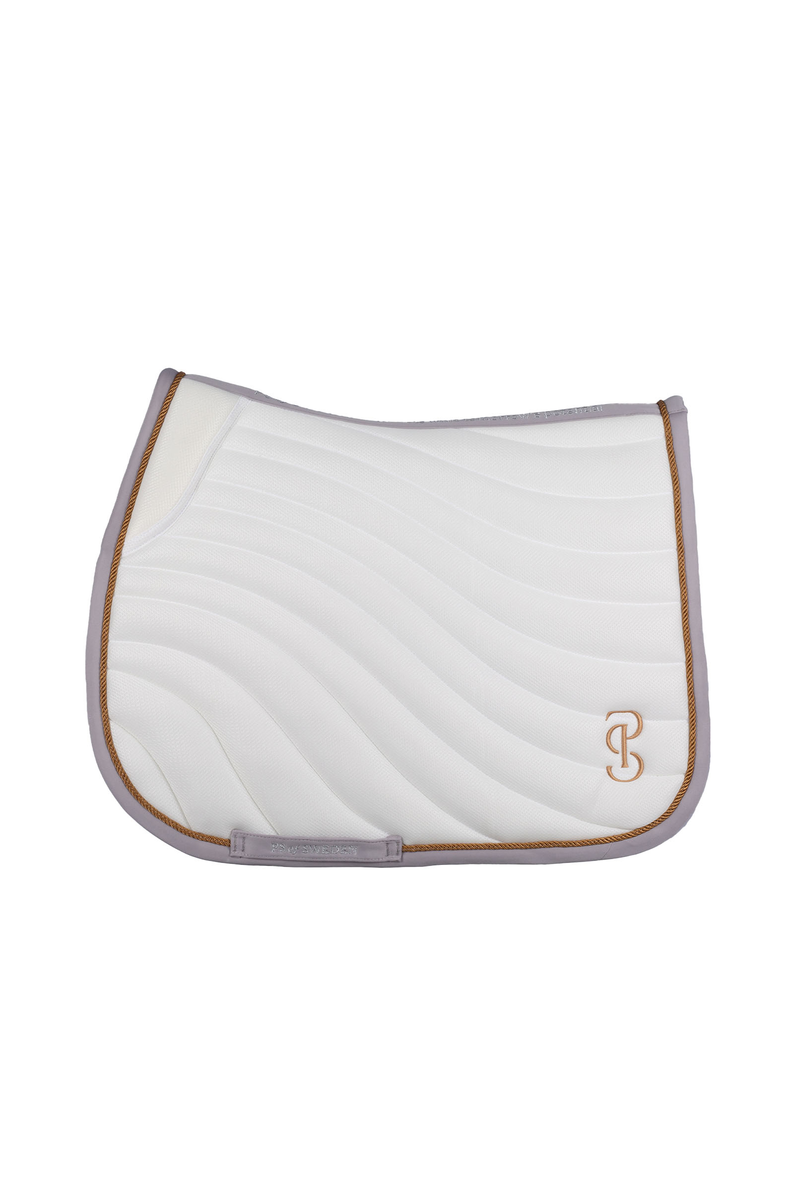 White PS of Sweden Airflow Mesh Jump Saddle Pad