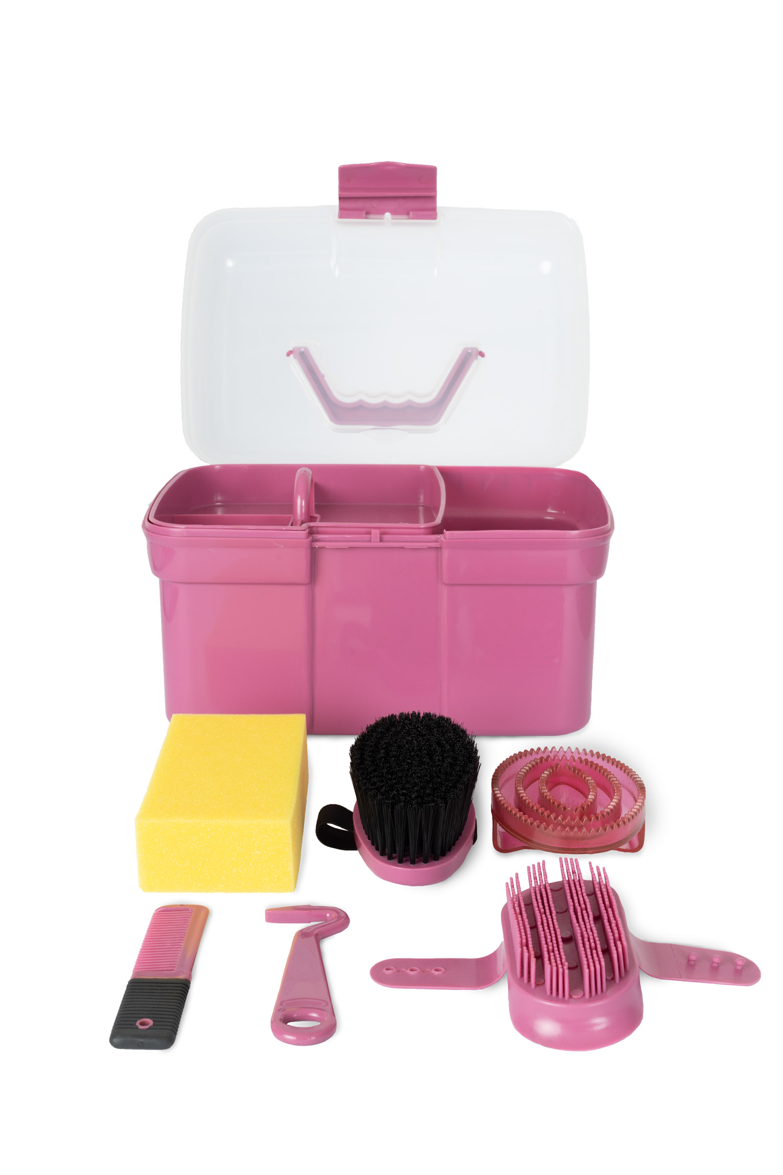 red violet Horze Kids Grooming Box (Set)