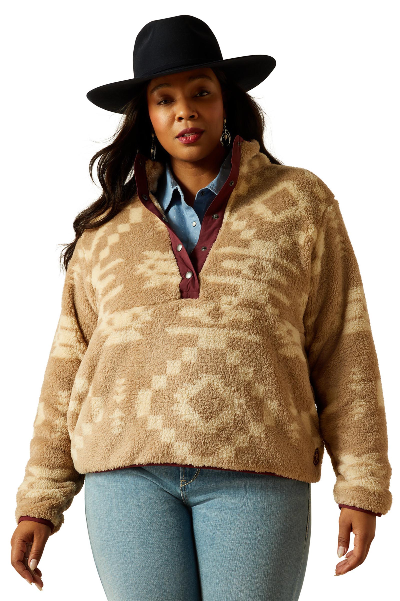 Ariat Berber Snap Women&acute;s Sweater With 1/2 Placket