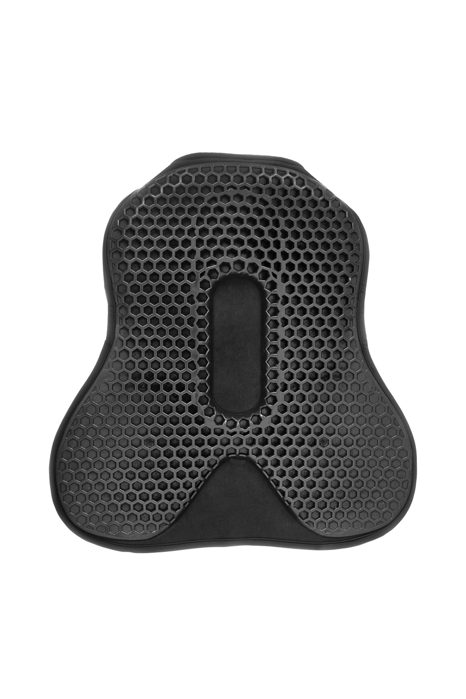 Black Acavallo Ortho-Pubis Seat Saver Jumping Hexa Gel-Out Dri-Lex, 20 mm