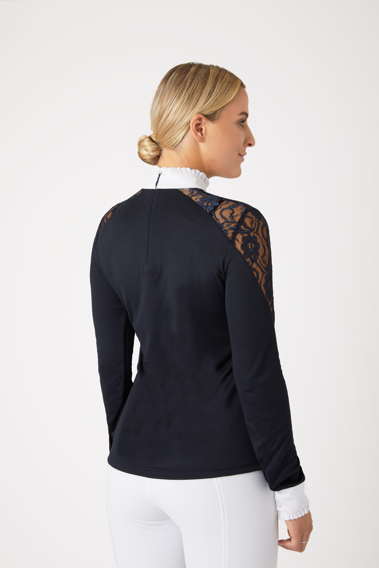 Horze Sylvie Women's Long Sleeve Lace Show Shirt