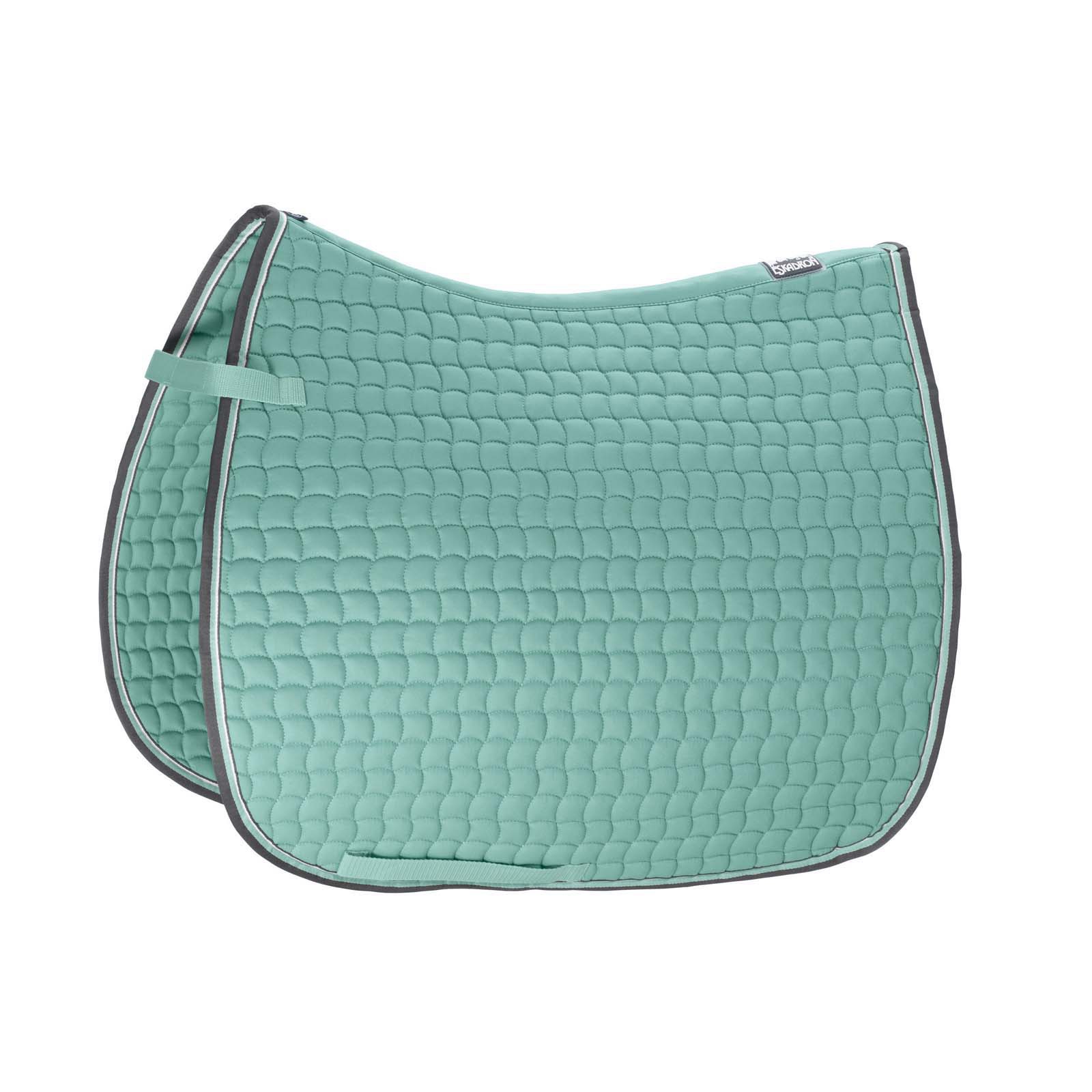 Turquoise Blue Eskadron Cotton Contrast All Purpose Saddle Pad