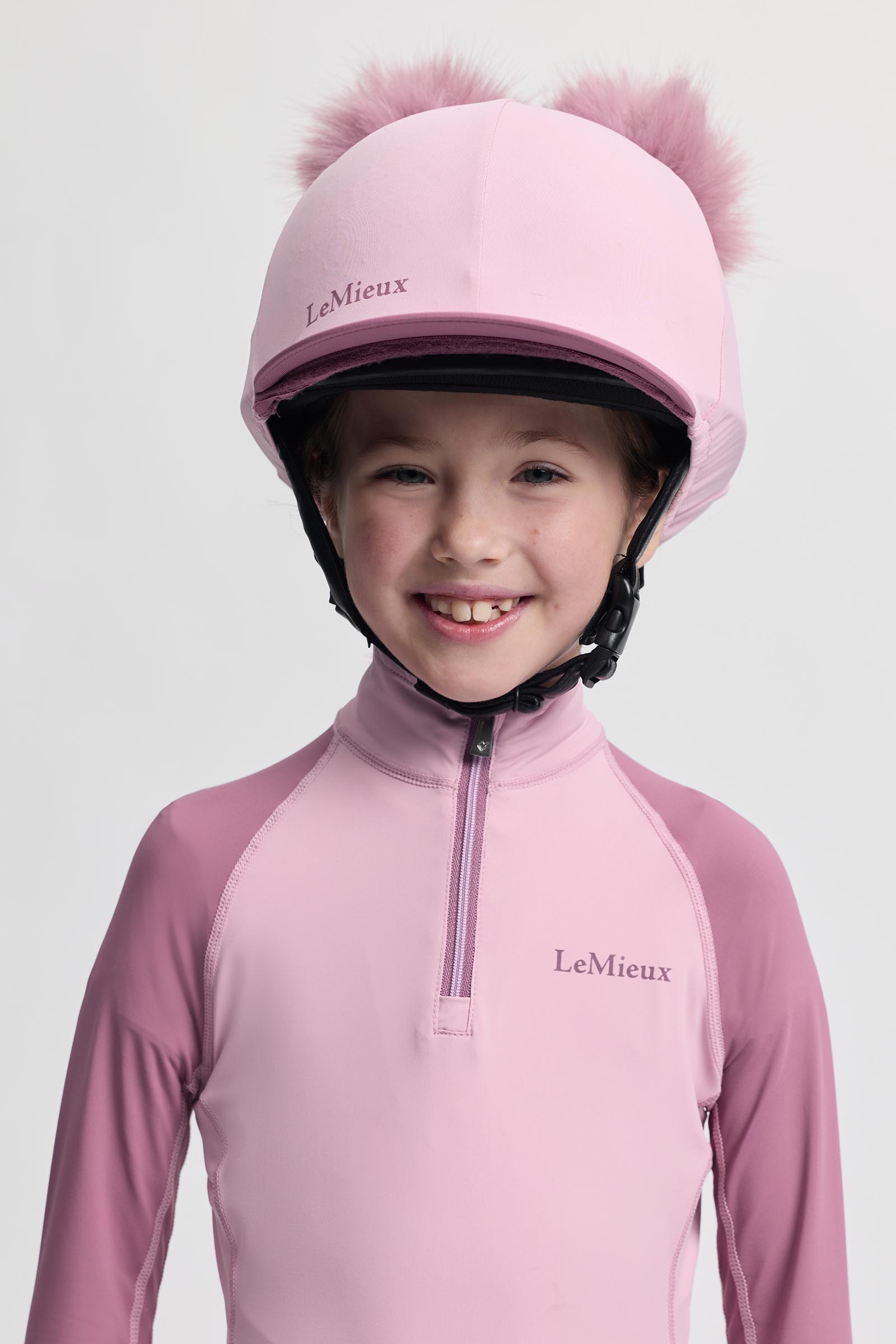 Fondant LeMieux Mini Double Pom Hat Silk