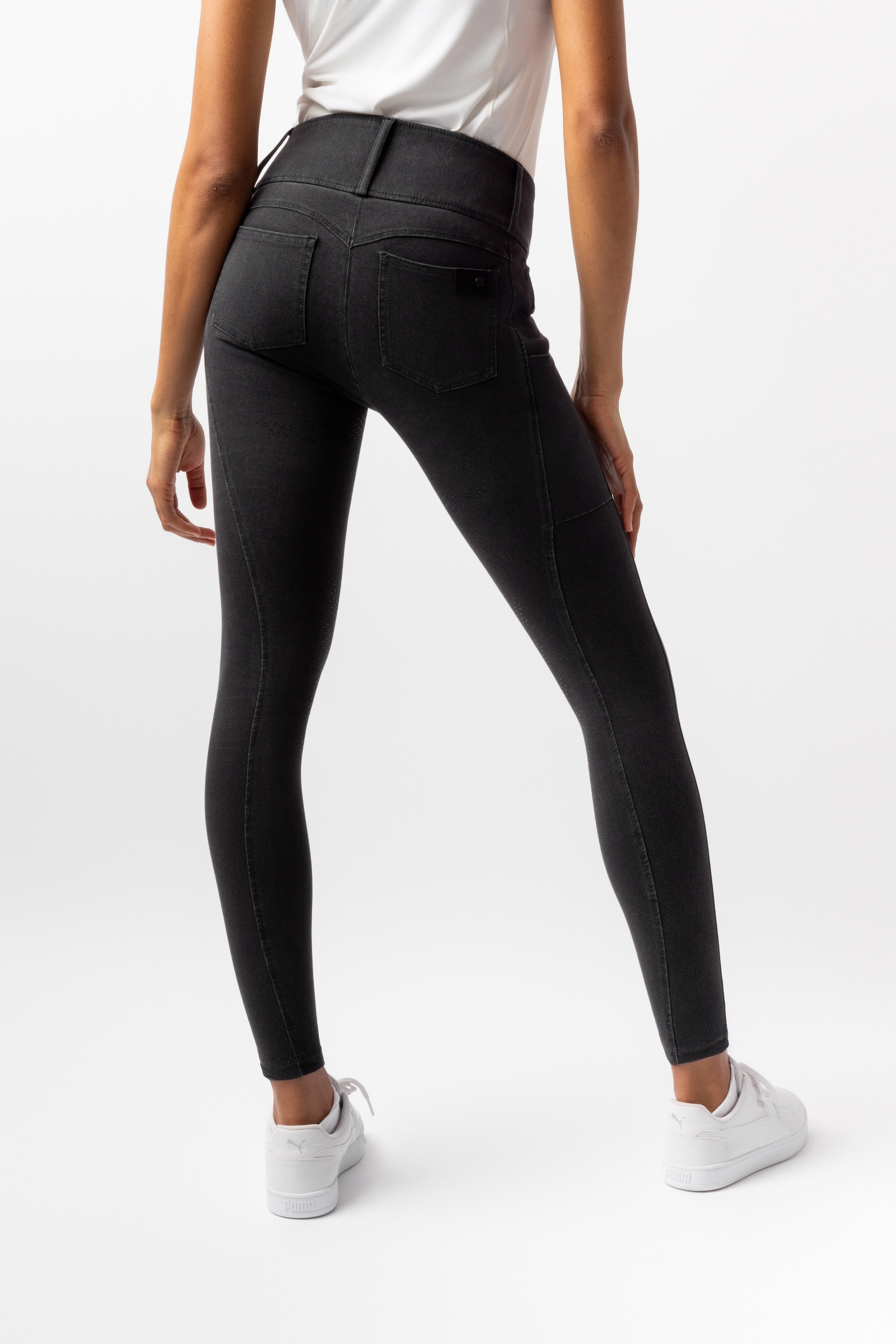 Horze Carolyn Women´s Denim Full Grip Breeches