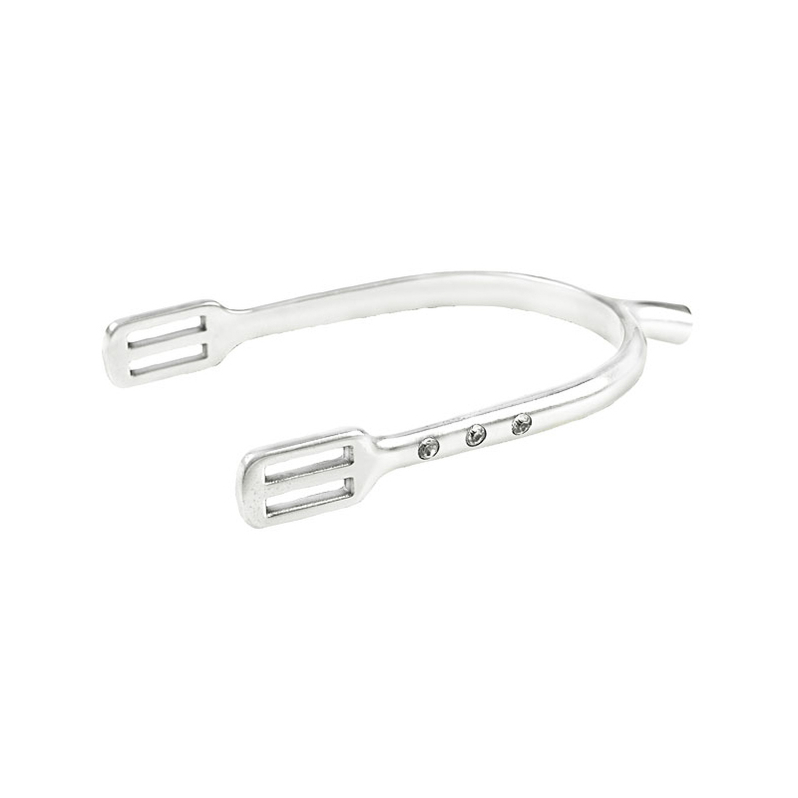 Horze Bling Spurs, Clear Crystal