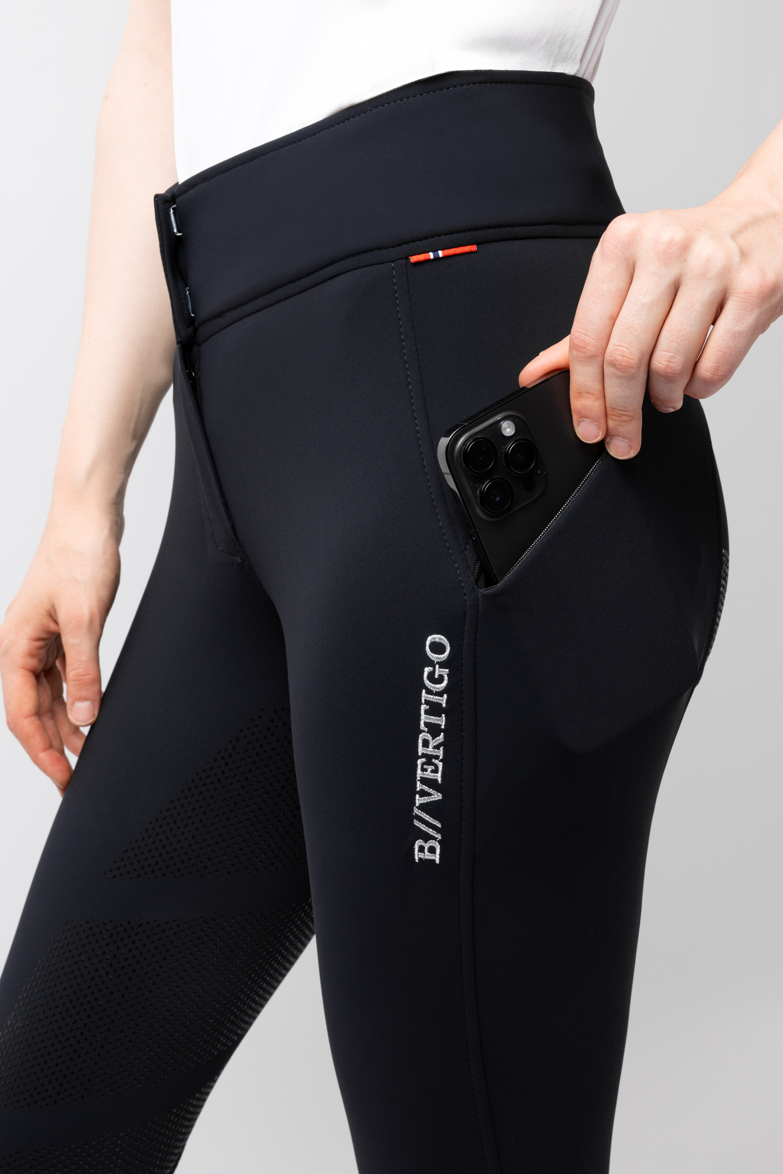 B Vertigo Justine Thermo Silicone Full Seat Breeches for Women